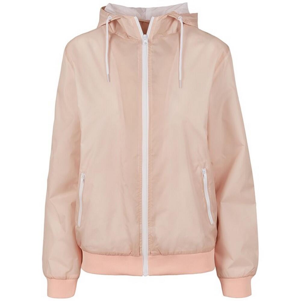 Build Your Brand Womens/Ladies Windrunner Two Tone Jacket