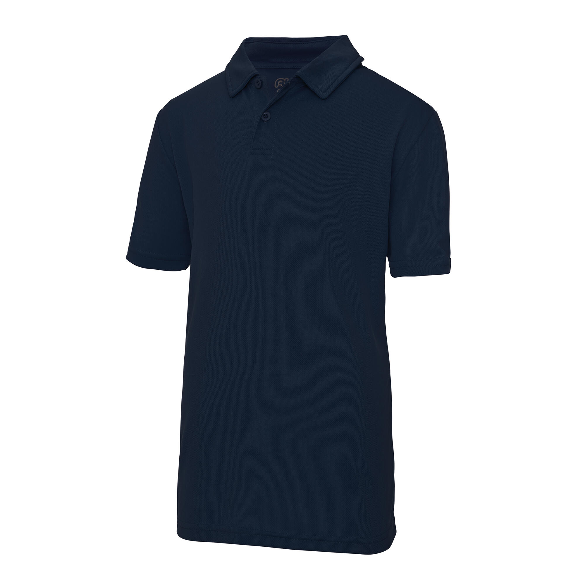 Just Cool Kids Unisex Sports Polo Plain Shirt (Pack of 2)