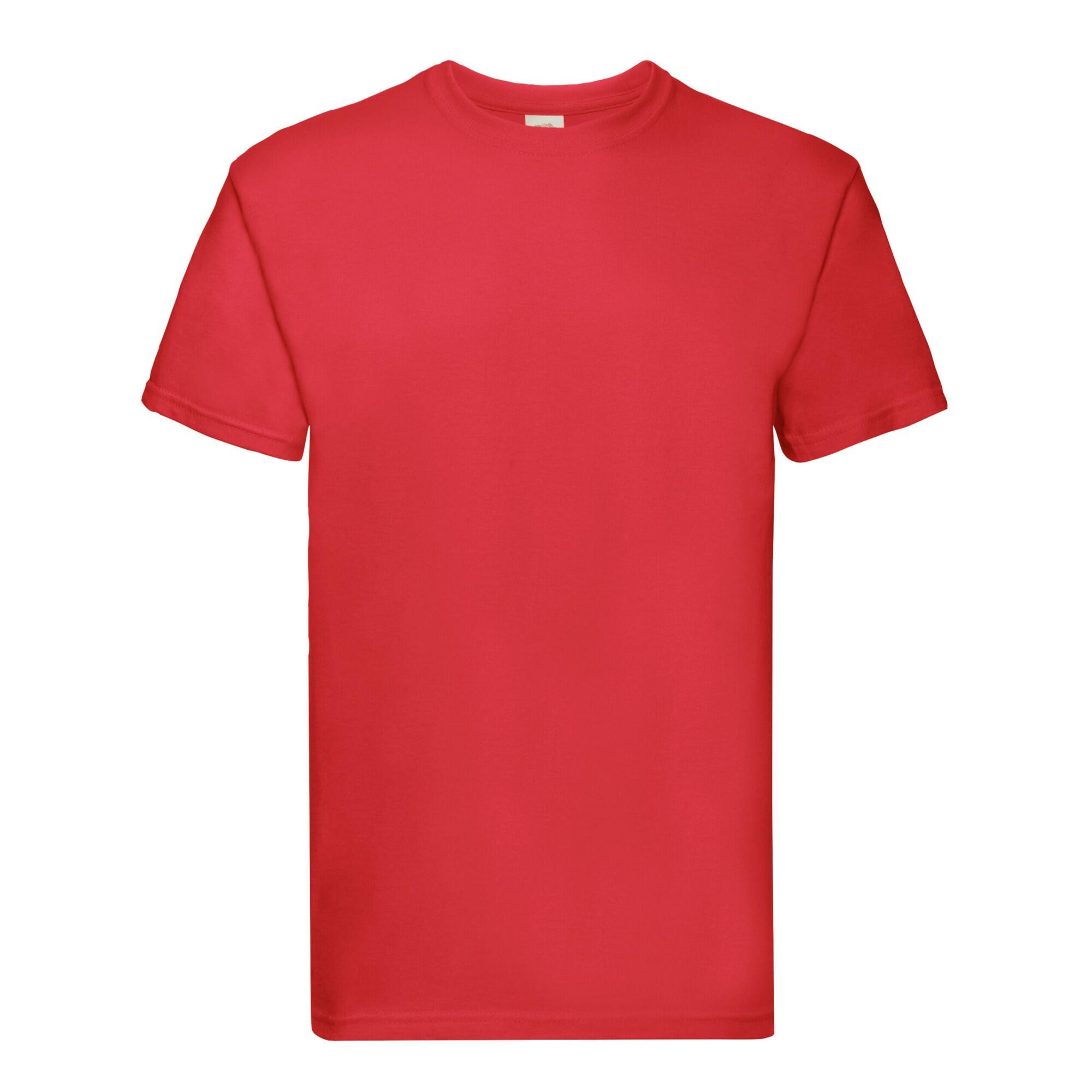 Fruit of the Loom Unisex Adult Super Premium Plain T-Shirt