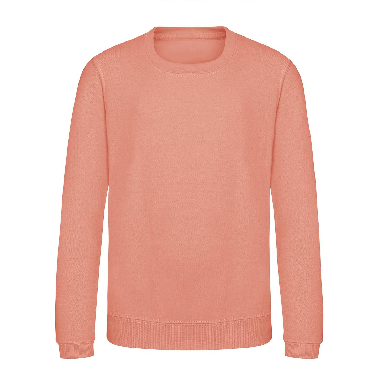 AWDis Just Hoods Childrens/Kids Plain Crew Neck Sweatshirt