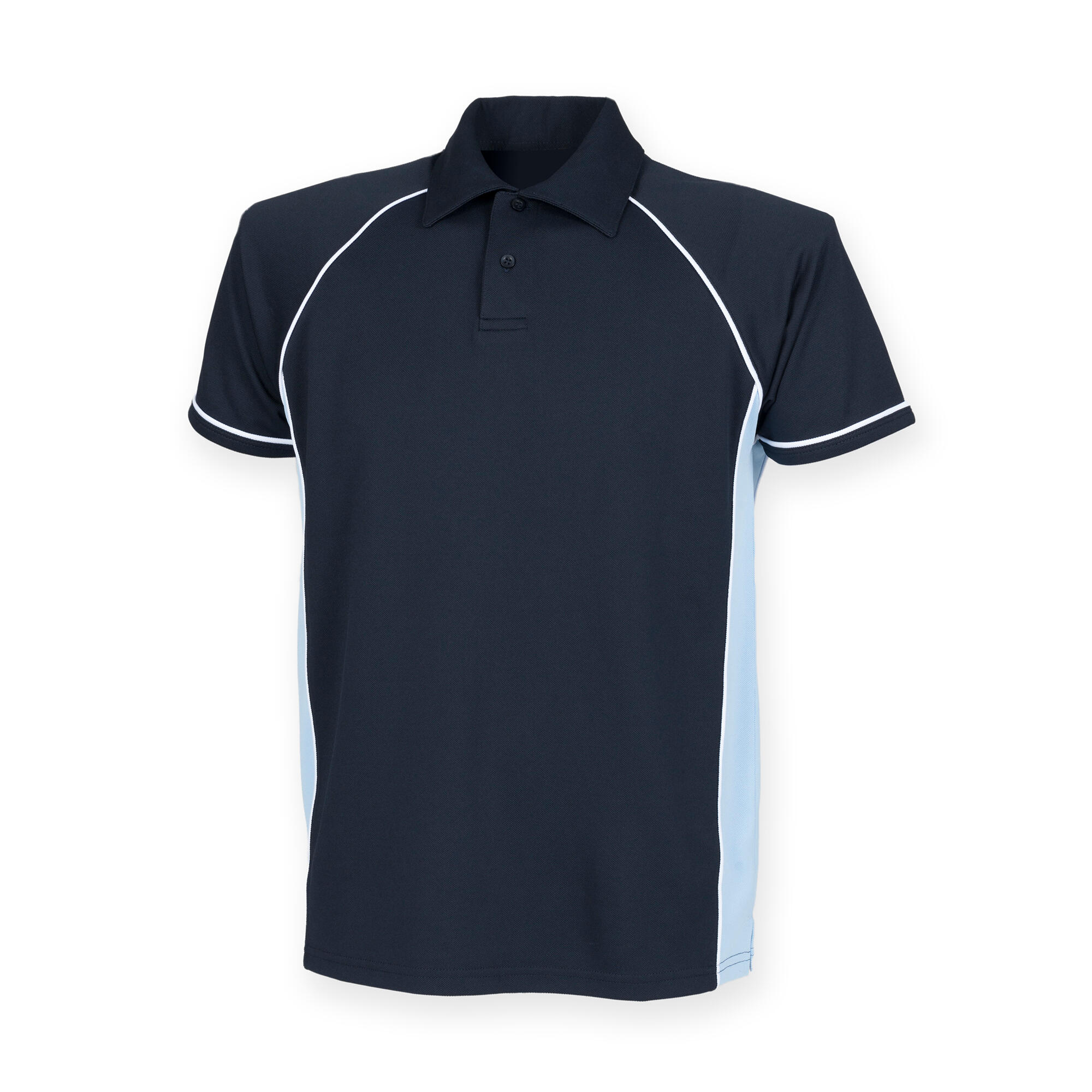 Finden & Hales Mens Piped Performance Sports Polo Shirt
