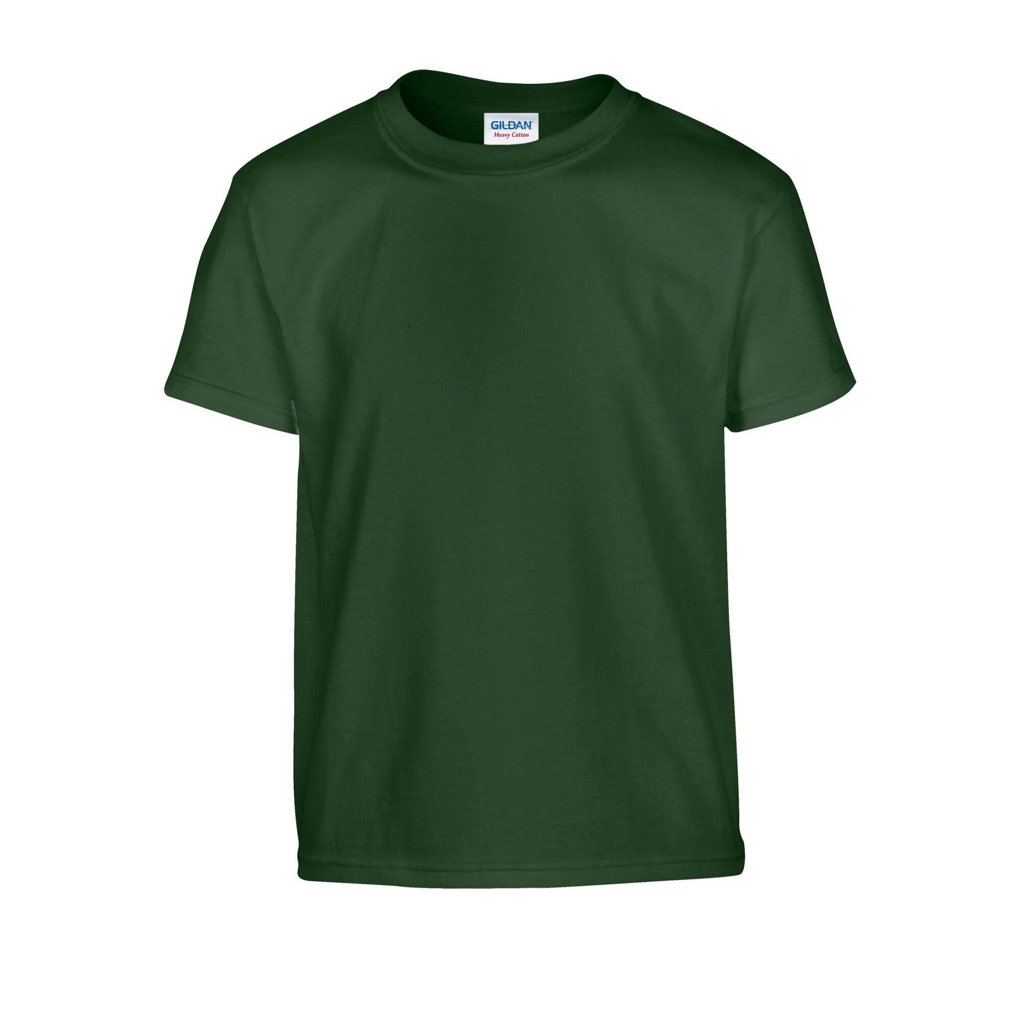 Gildan Childrens/Kids Plain Cotton Heavy T-Shirt