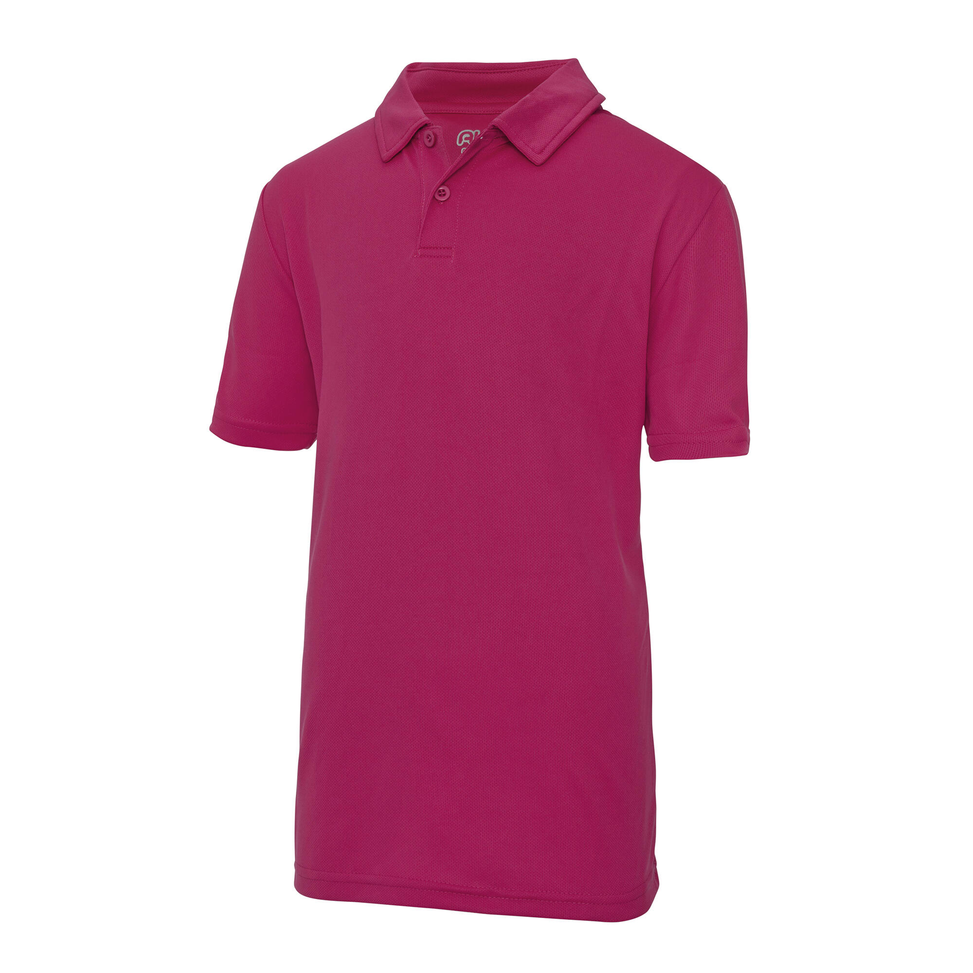 Just Cool Kids Unisex Sports Polo Plain Shirt (Pack of 2)