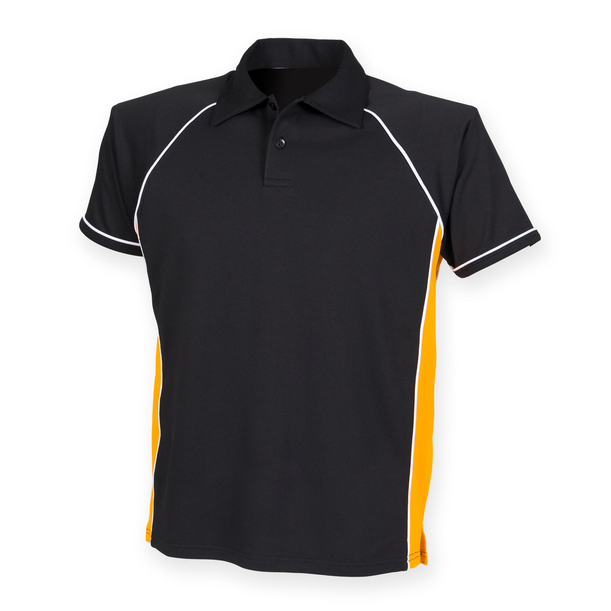 Finden & Hales Mens Piped Performance Sports Polo Shirt