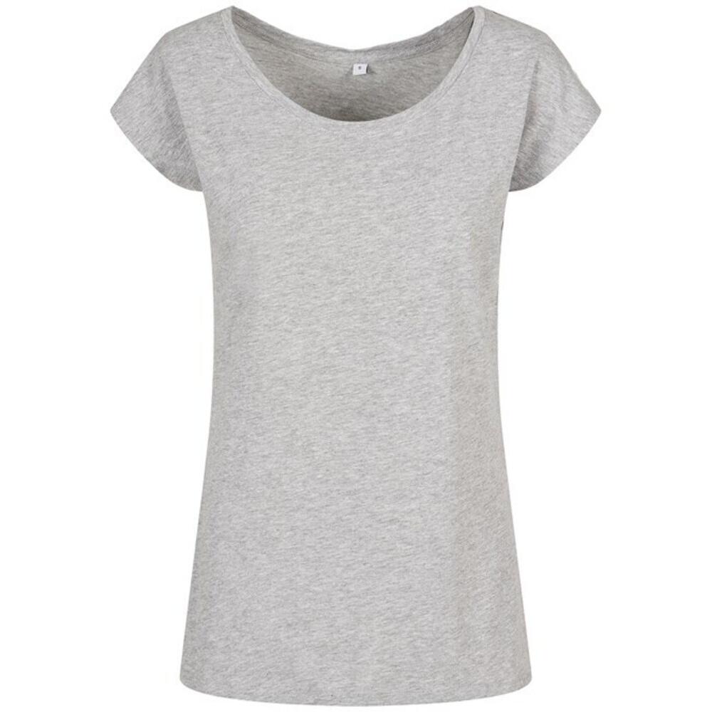 Build Your Brand Womens/Ladies Wide Neck T-Shirt