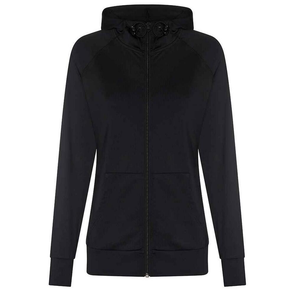 AWDis Cool Womens/Ladies Zoodie Contrast Full Zip Hoodie