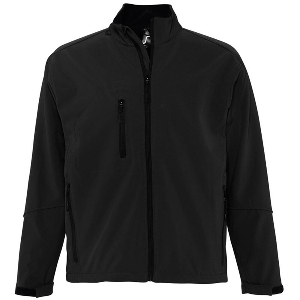 SOLS Mens Relax Soft Shell Jacket (Breathable, Windproof And Water Resistant)