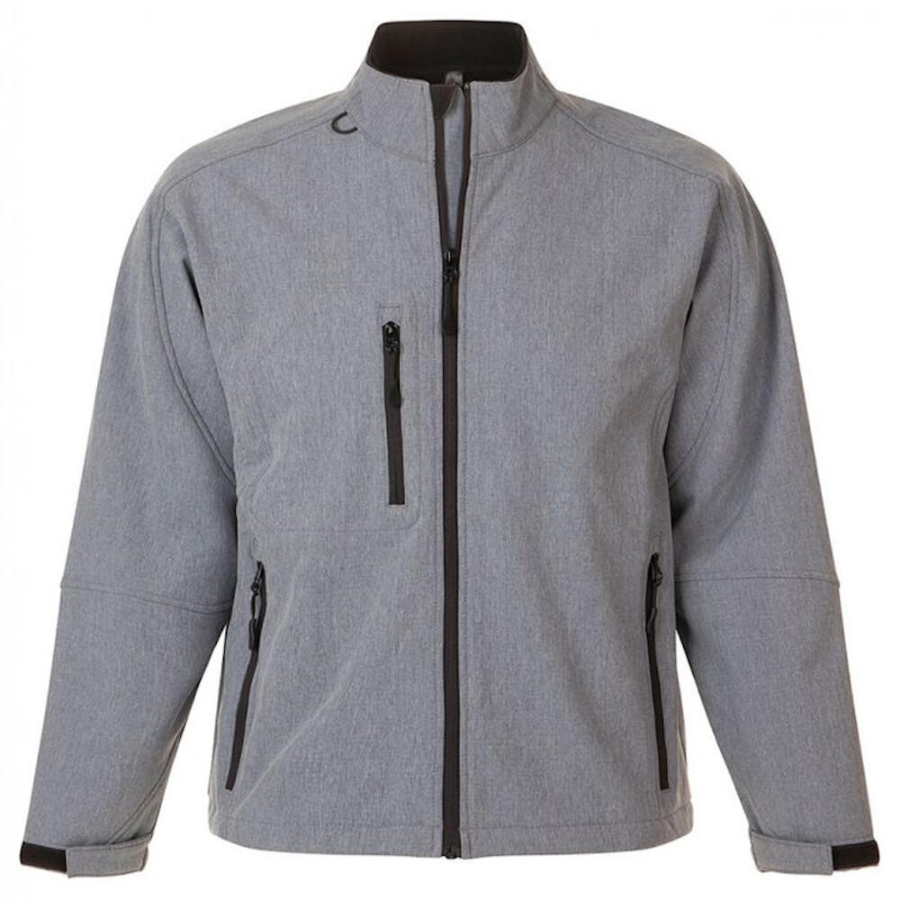 SOLS Mens Relax Soft Shell Jacket (Breathable, Windproof And Water Resistant)
