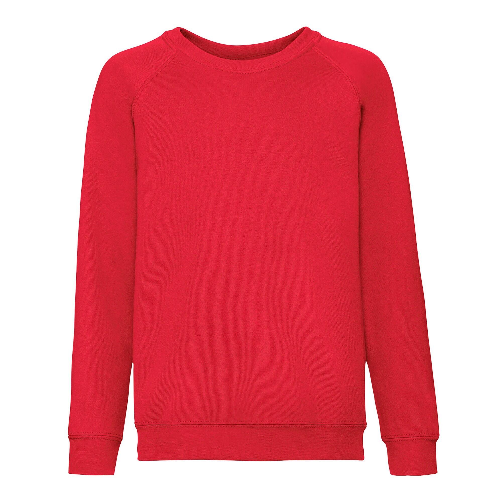 Fruit of the Loom Childrens/Kids Classic Raglan Sweatshirt
