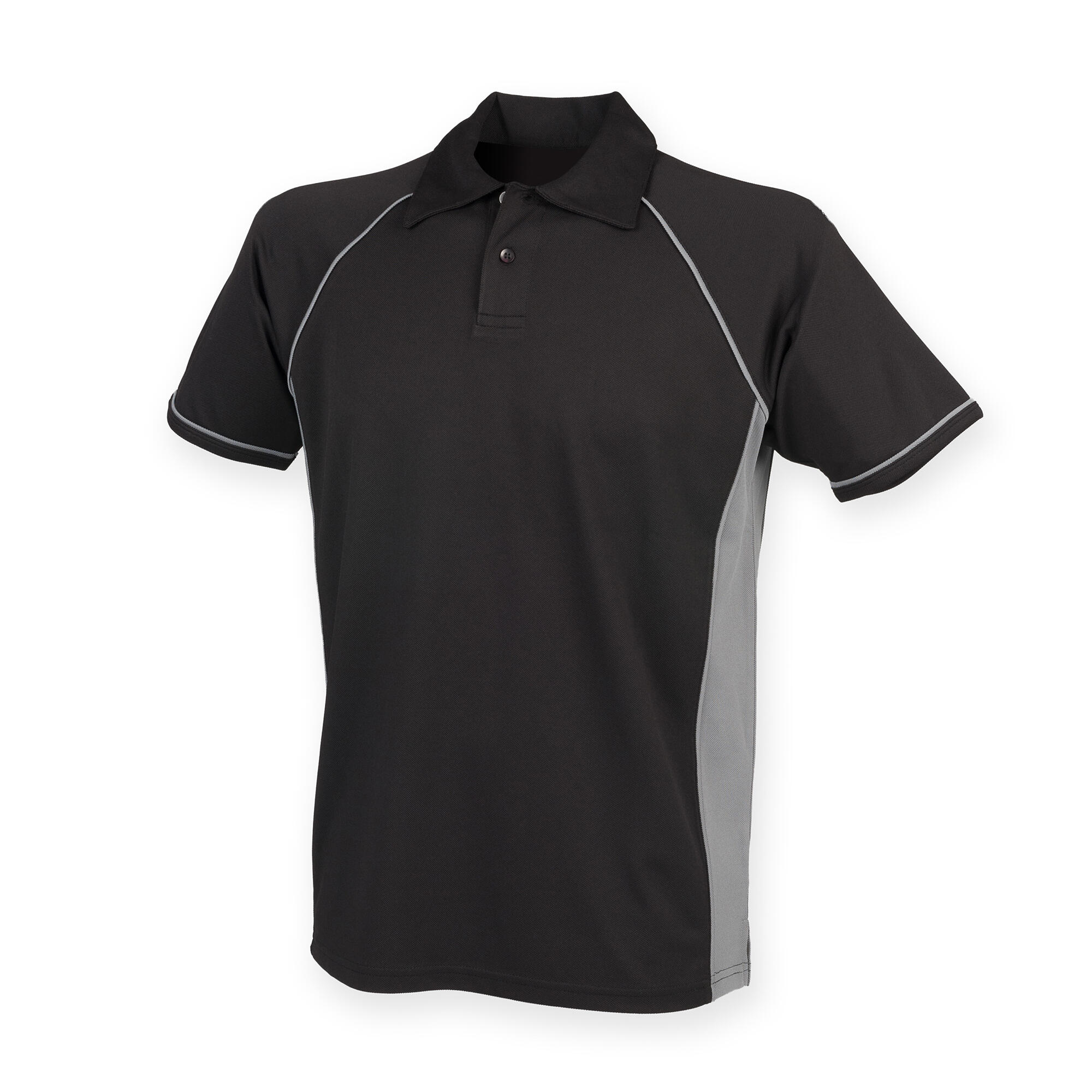 Finden & Hales Mens Piped Performance Sports Polo Shirt