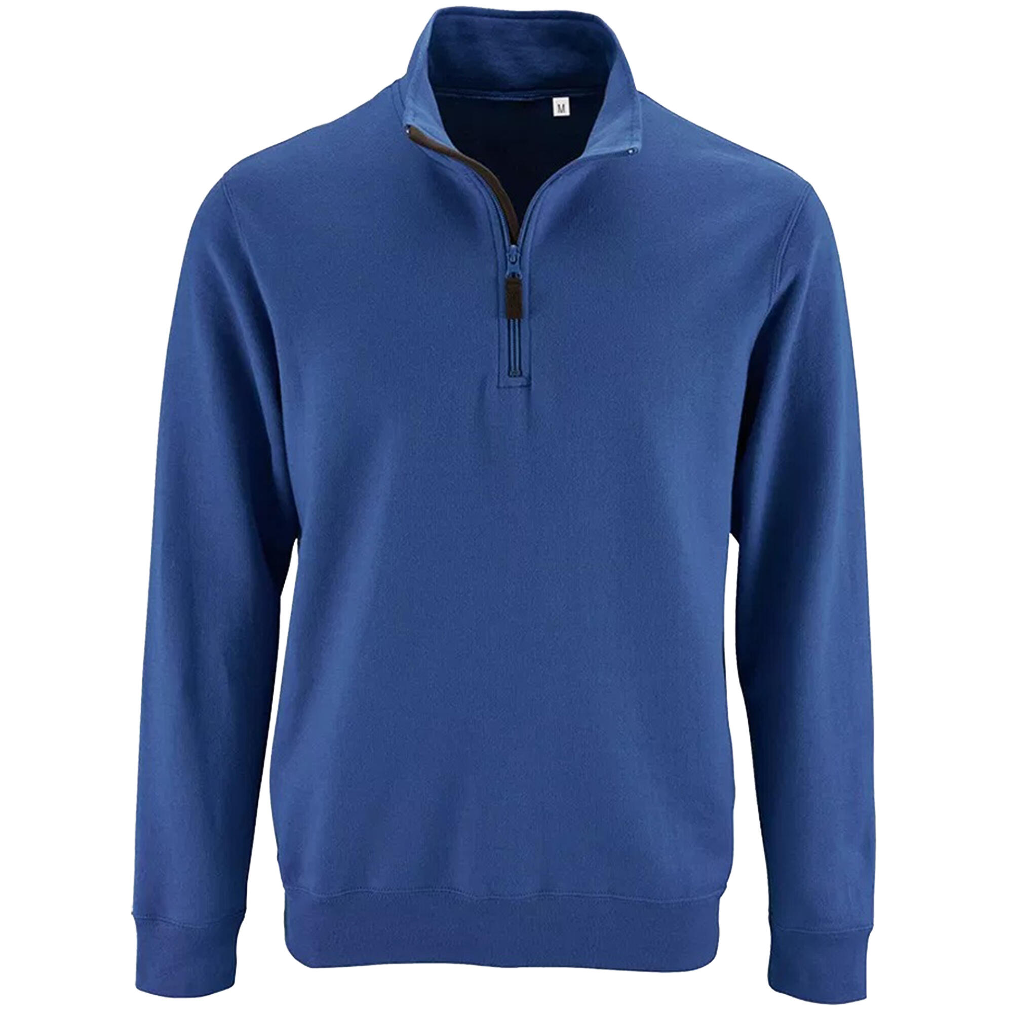 SOLS Mens Stan Contrast Zip Neck Sweatshirt