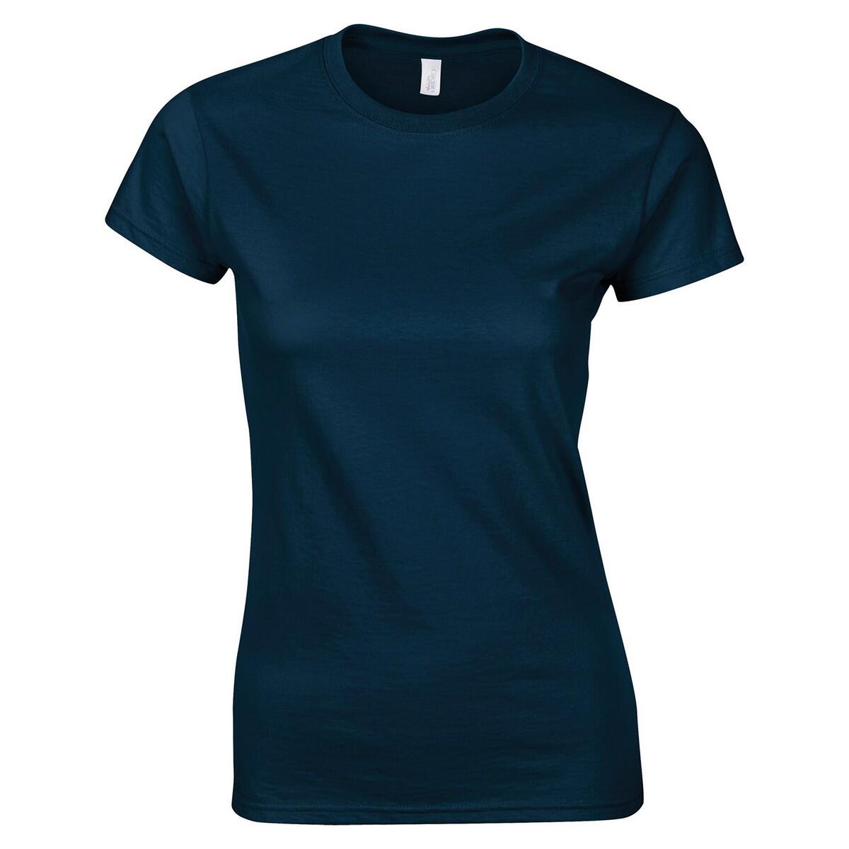 Gildan Womens/Ladies Softstyle Plain Ringspun Cotton Fitted T-Shirt