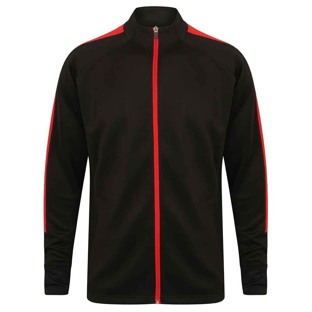 Finden & Hales Mens Knitted Tracksuit Top