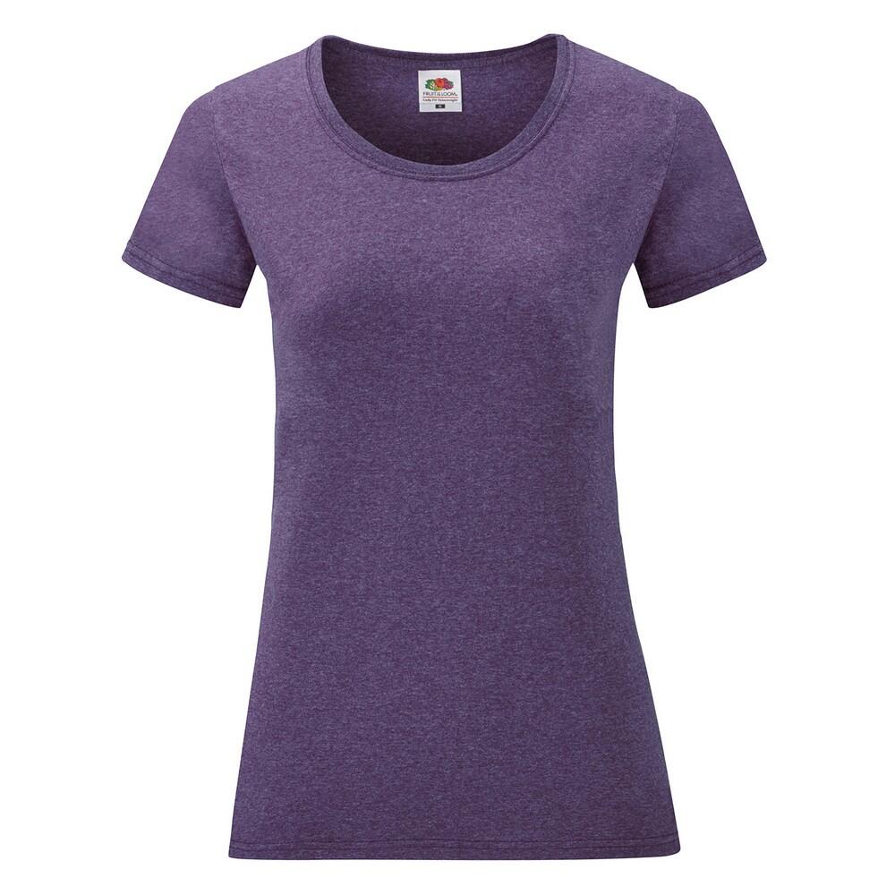 Fruit of the Loom Womens/Ladies Valueweight Heather Lady Fit T-Shirt