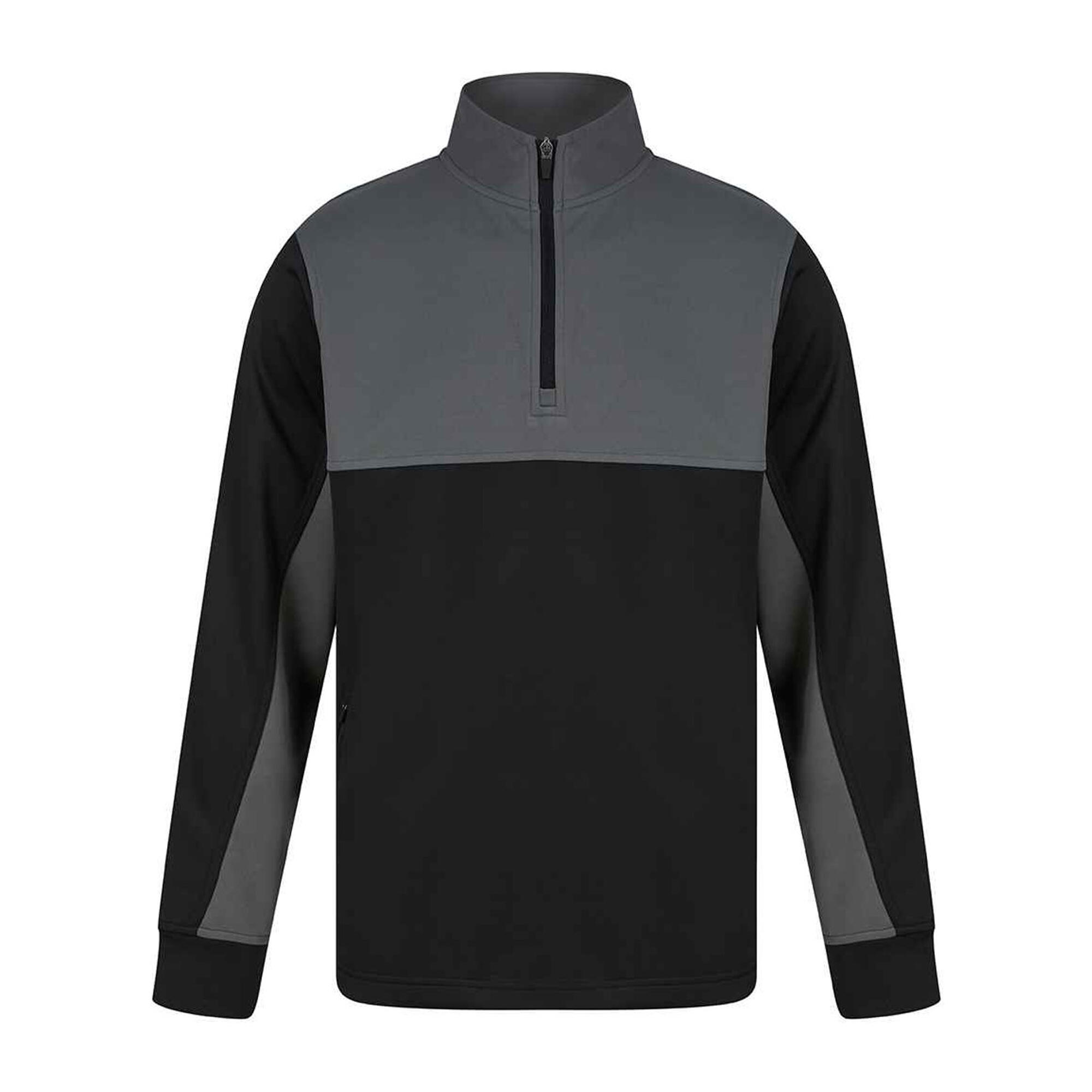 Finden & Hales Childrens/Kids Quarter Zip Fleece Top