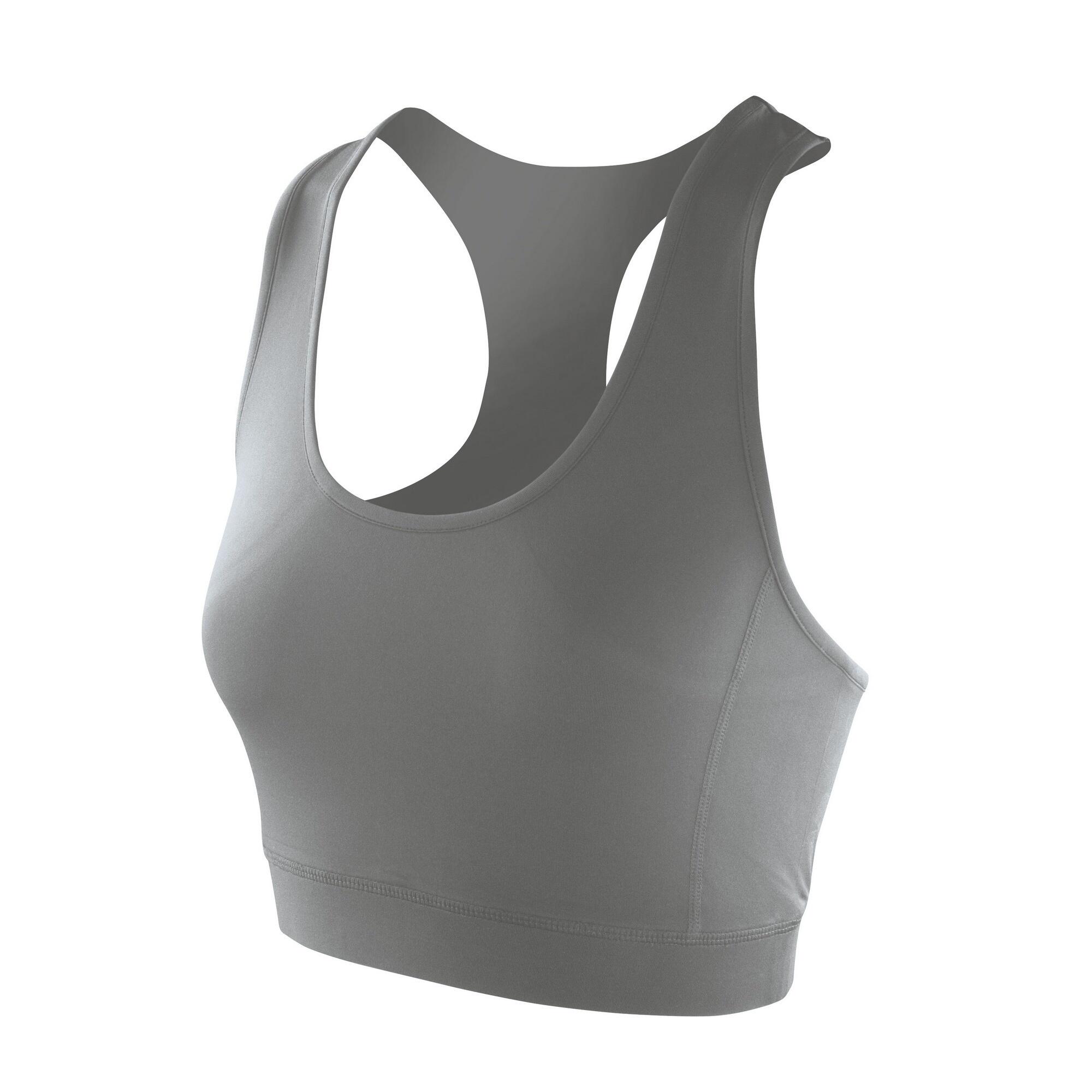 Spiro Womens/Ladies Impact Softex Plain Crop Top