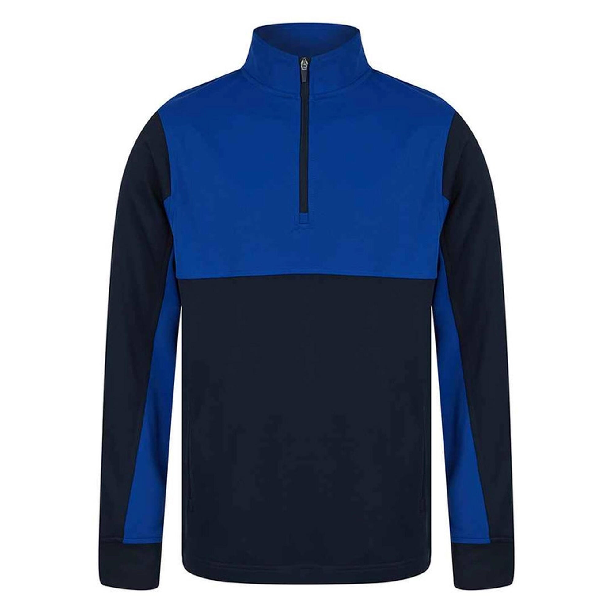 Finden & Hales Childrens/Kids Quarter Zip Fleece Top