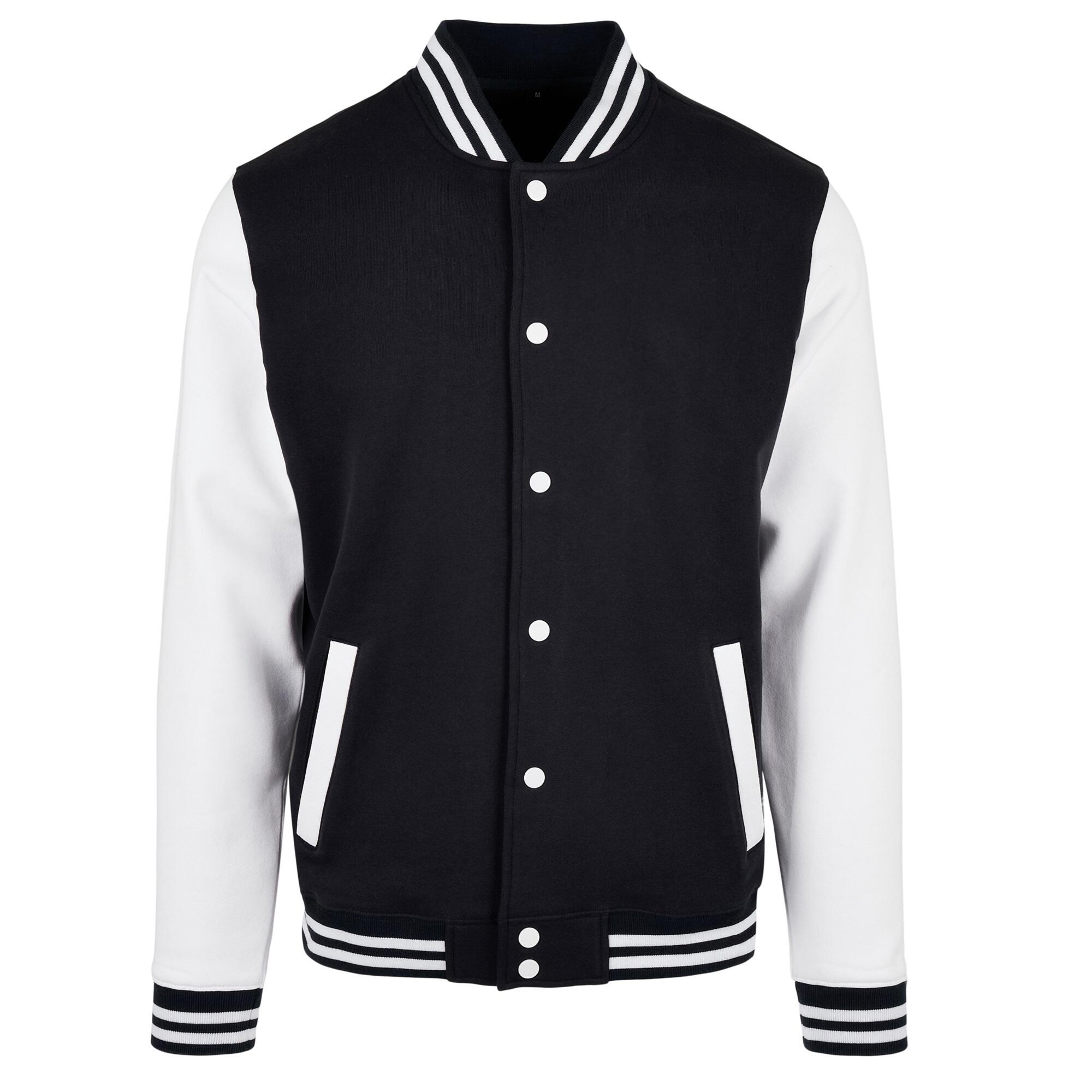 Build Your Brand Mens Basic College Jacket