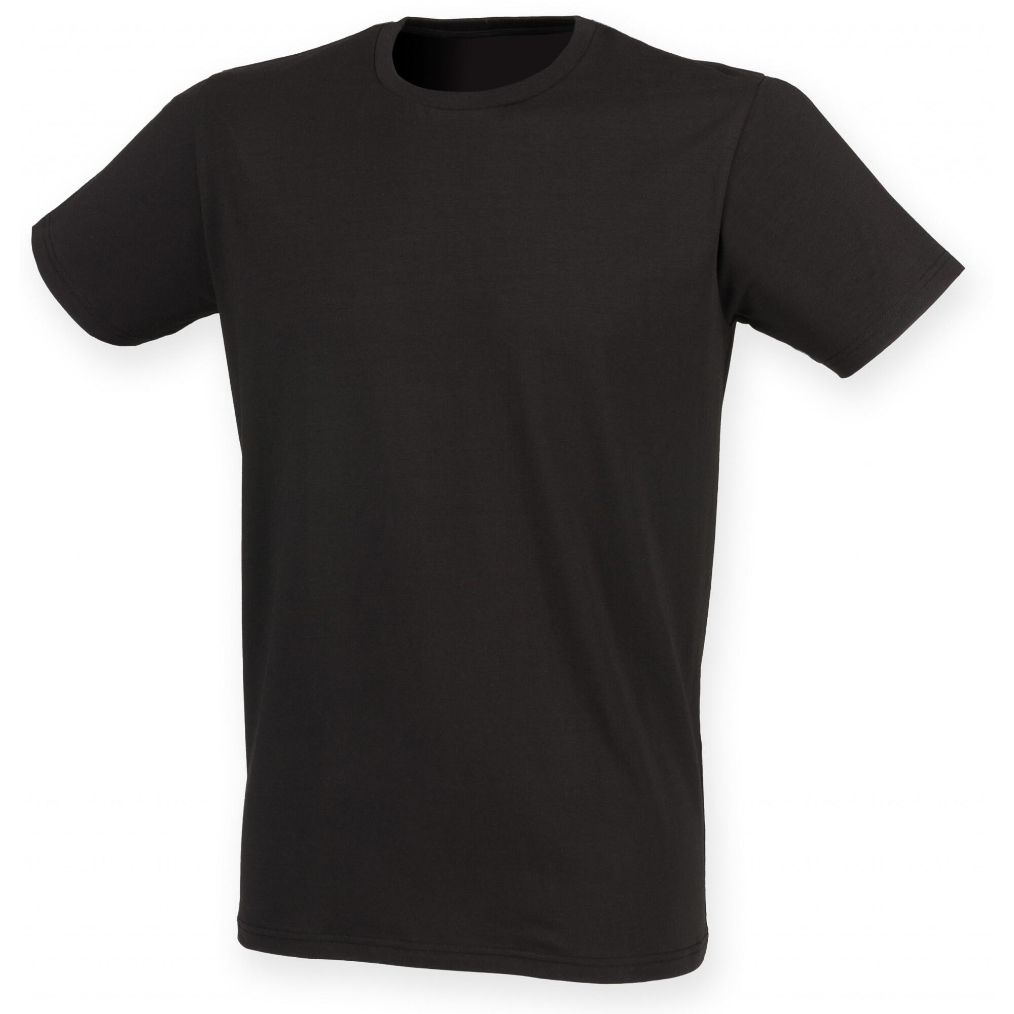 Skinni Fit Men Mens Feel Good Stretch Short Sleeve T-Shirt