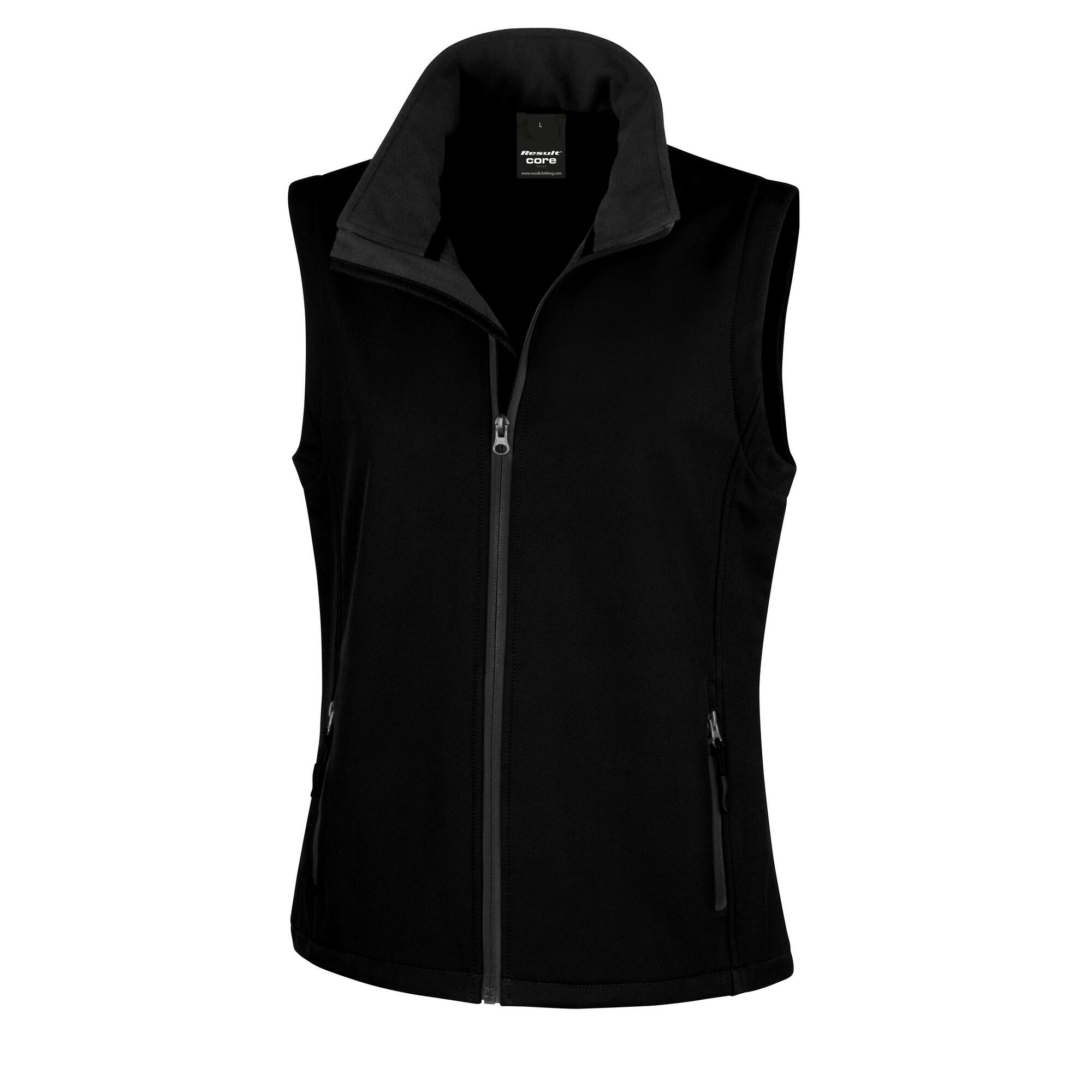 Result Core Womens/Ladies Printable Softshell Bodywarmer