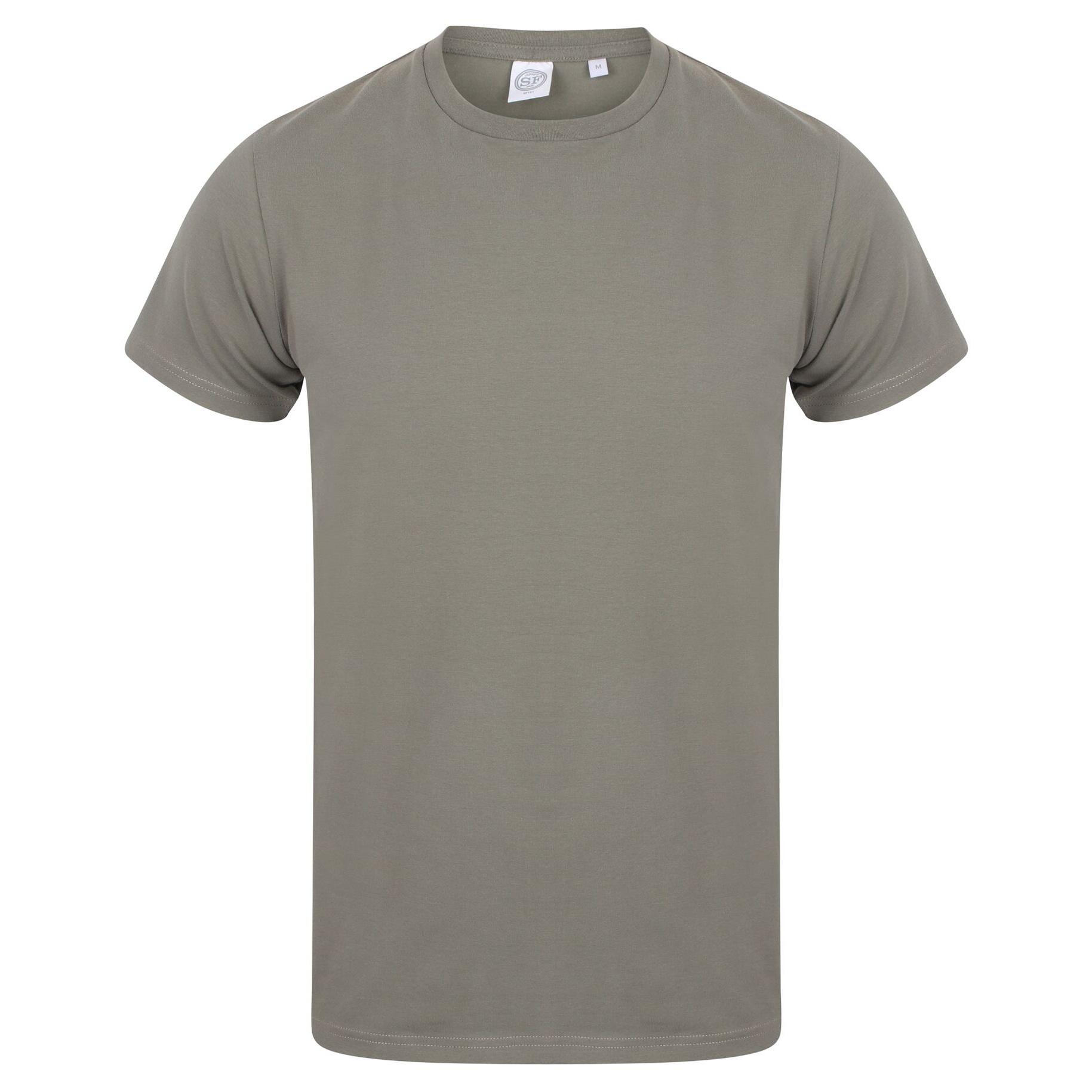 Skinni Fit Men Mens Feel Good Stretch Short Sleeve T-Shirt