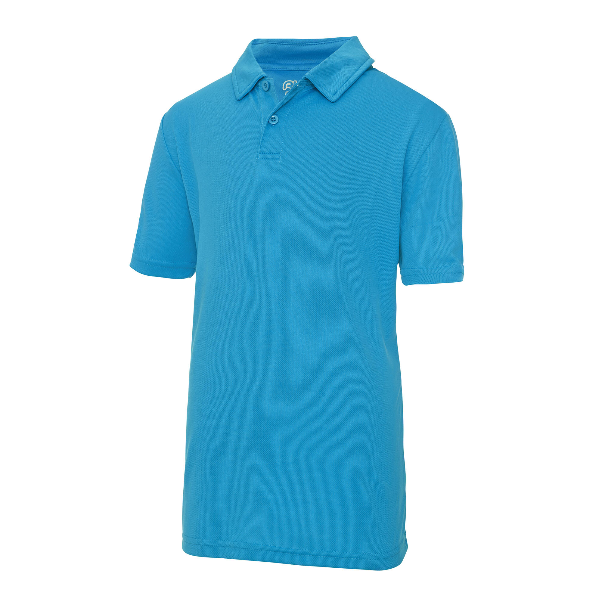 Just Cool Kids Unisex Sports Polo Plain Shirt (Pack of 2)