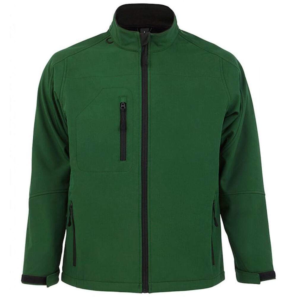 SOLS Mens Relax Soft Shell Jacket (Breathable, Windproof And Water Resistant)