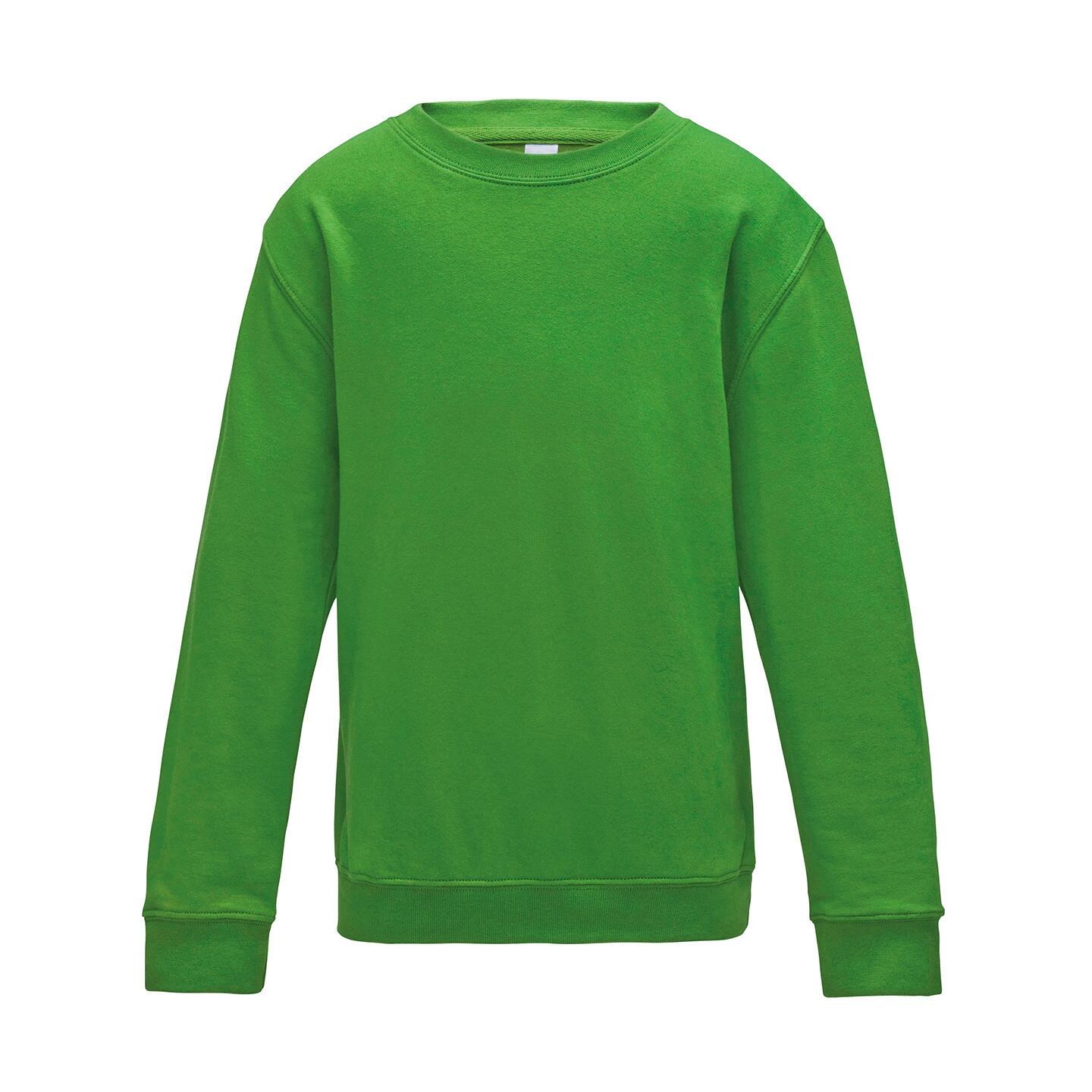 AWDis Just Hoods Childrens/Kids Plain Crew Neck Sweatshirt
