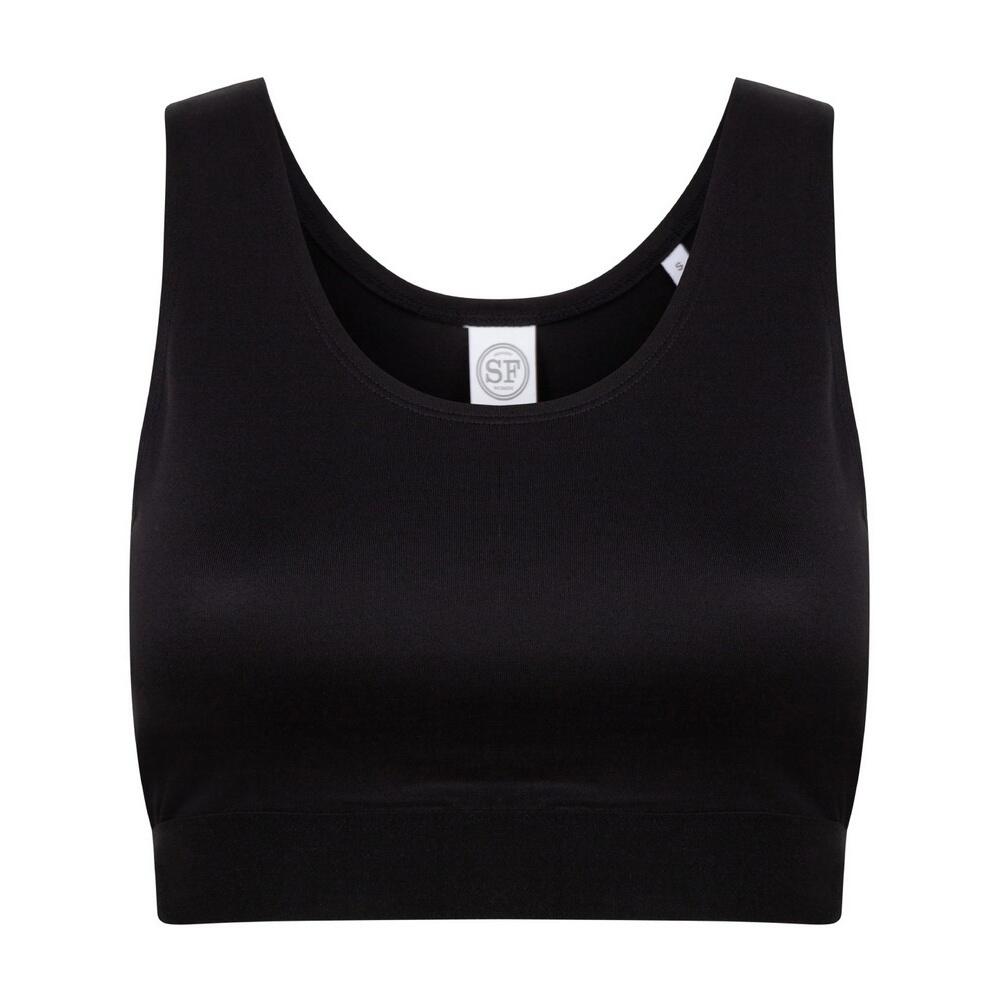 Skinni Fit Womens/Ladies Fashion Sleeveless Crop Top
