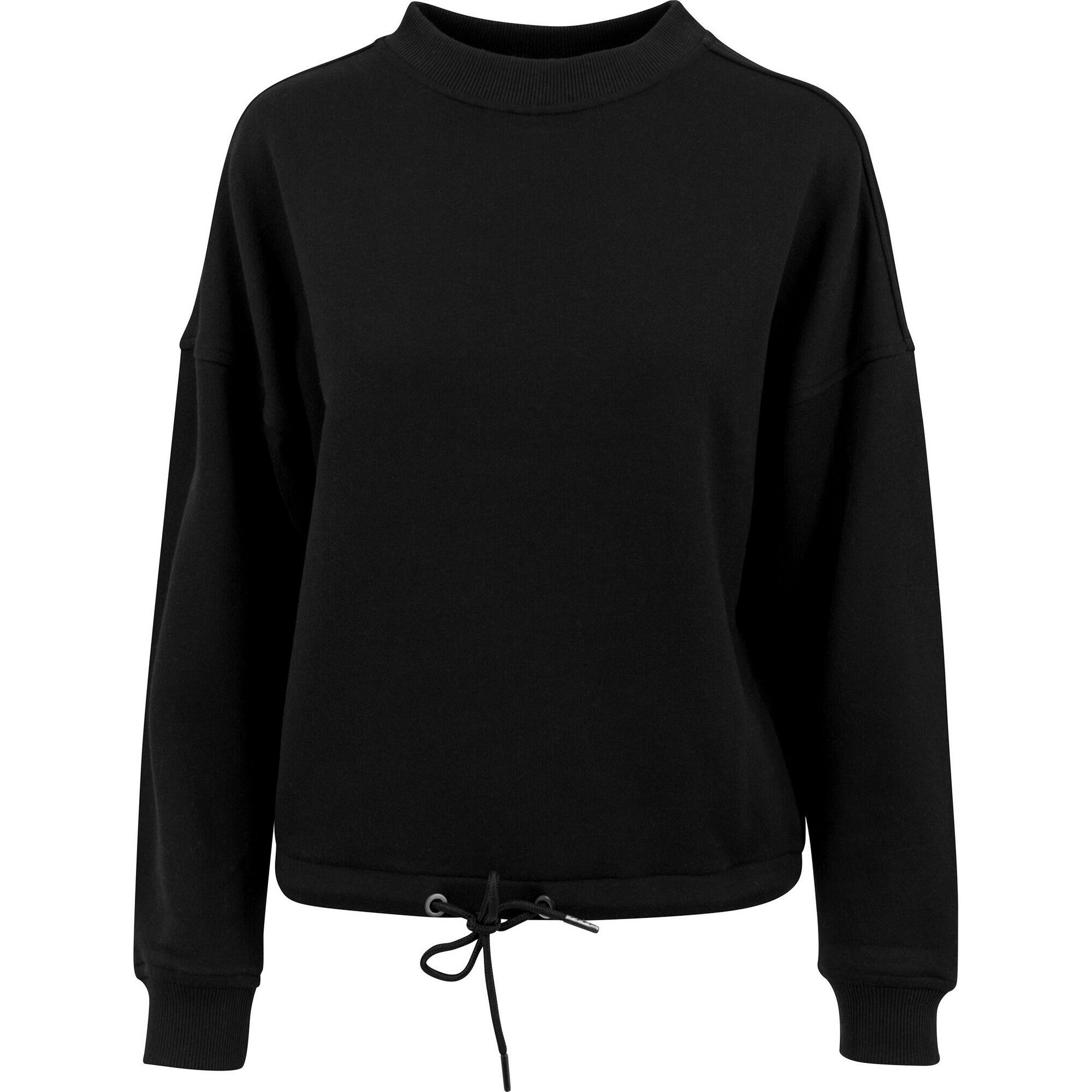 Build Your Brand Womens/Ladies Oversize Crew Neck Sweatshirt