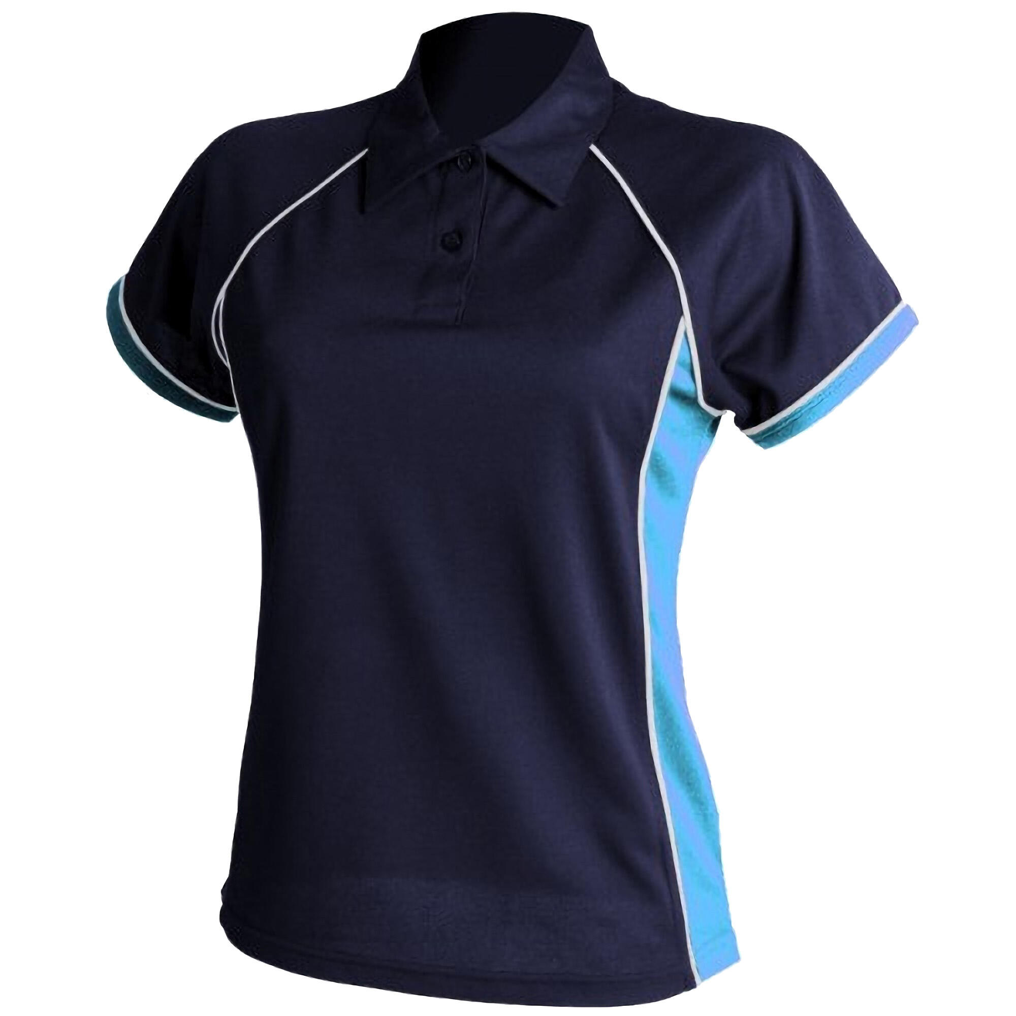 Finden & Hales Womens Coolplus Piped Sports Polo Shirt