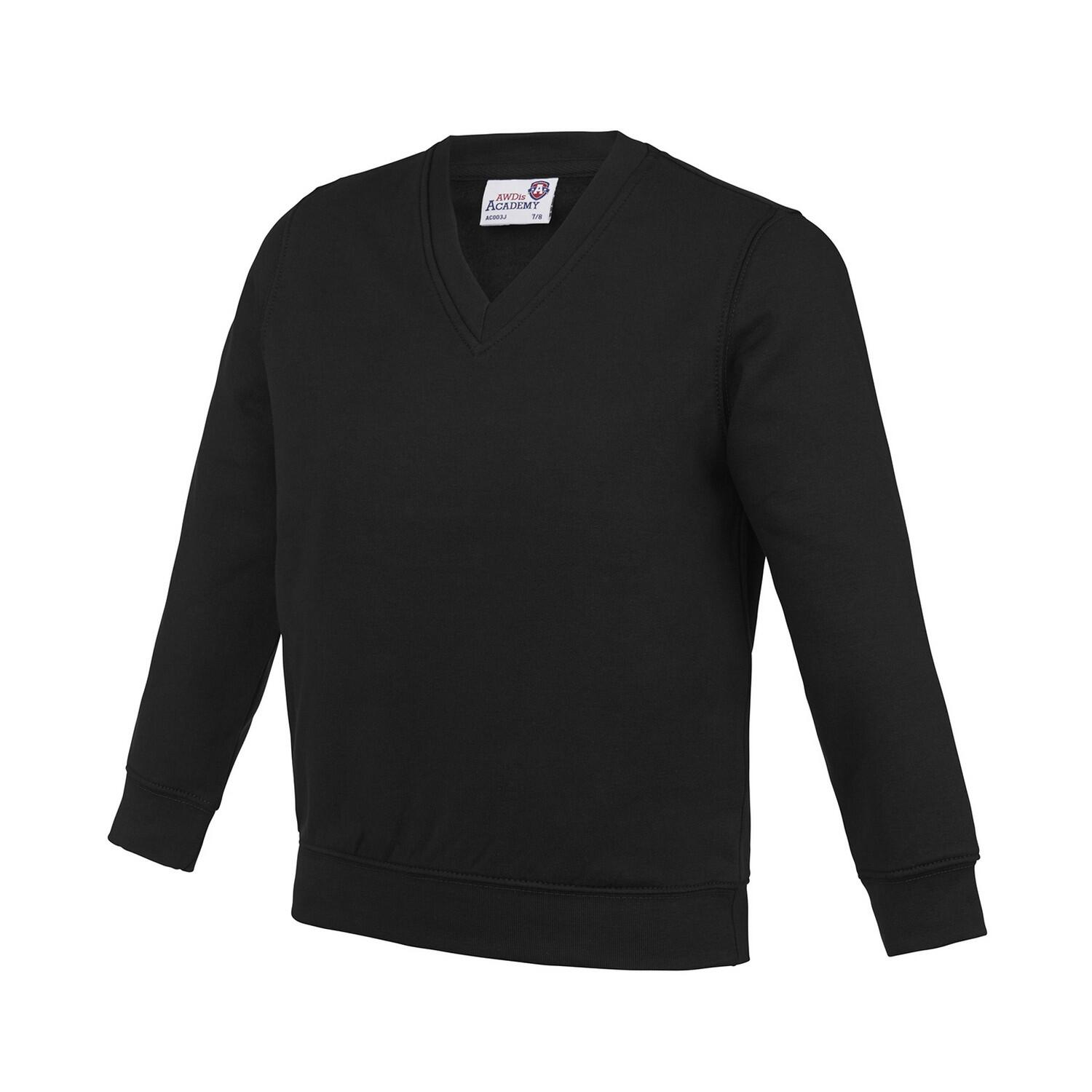 Awdis Childrens/Kids Academy V Neck Sweatshirt