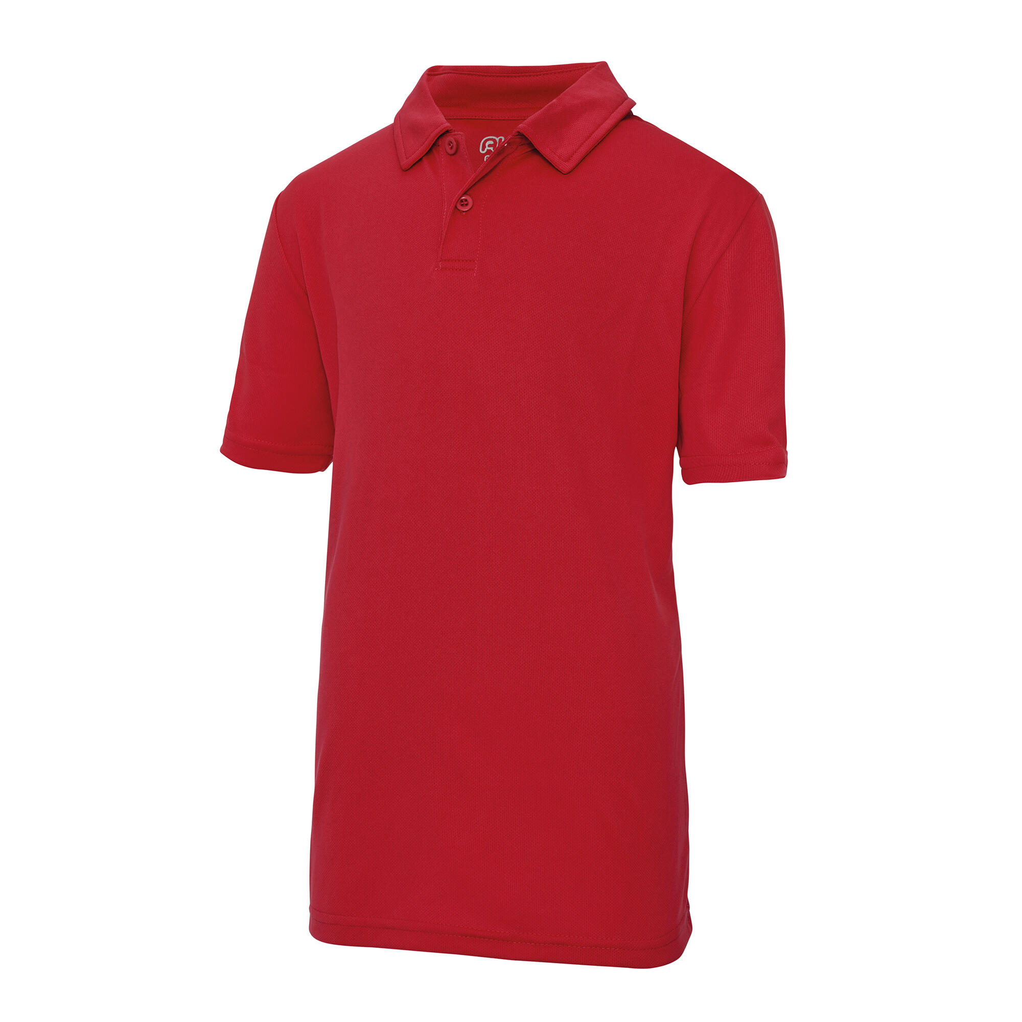 Just Cool Kids Unisex Sports Polo Plain Shirt (Pack of 2)