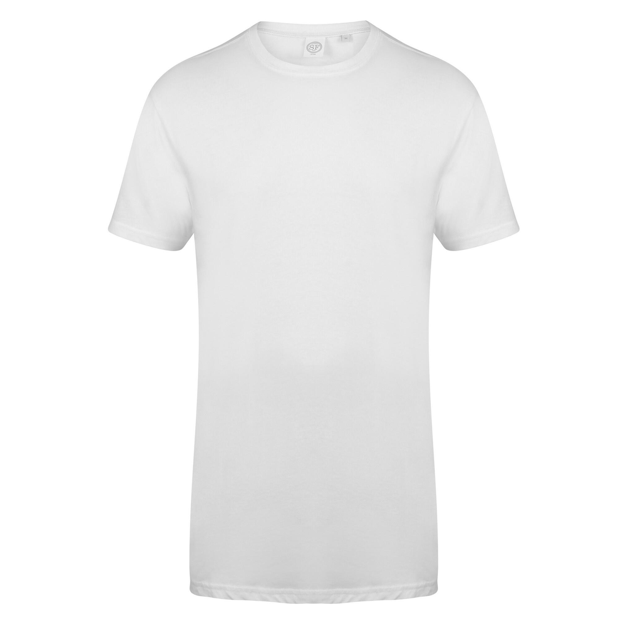 Skinnifit Mens Longline Dipped Hem T-Shirt