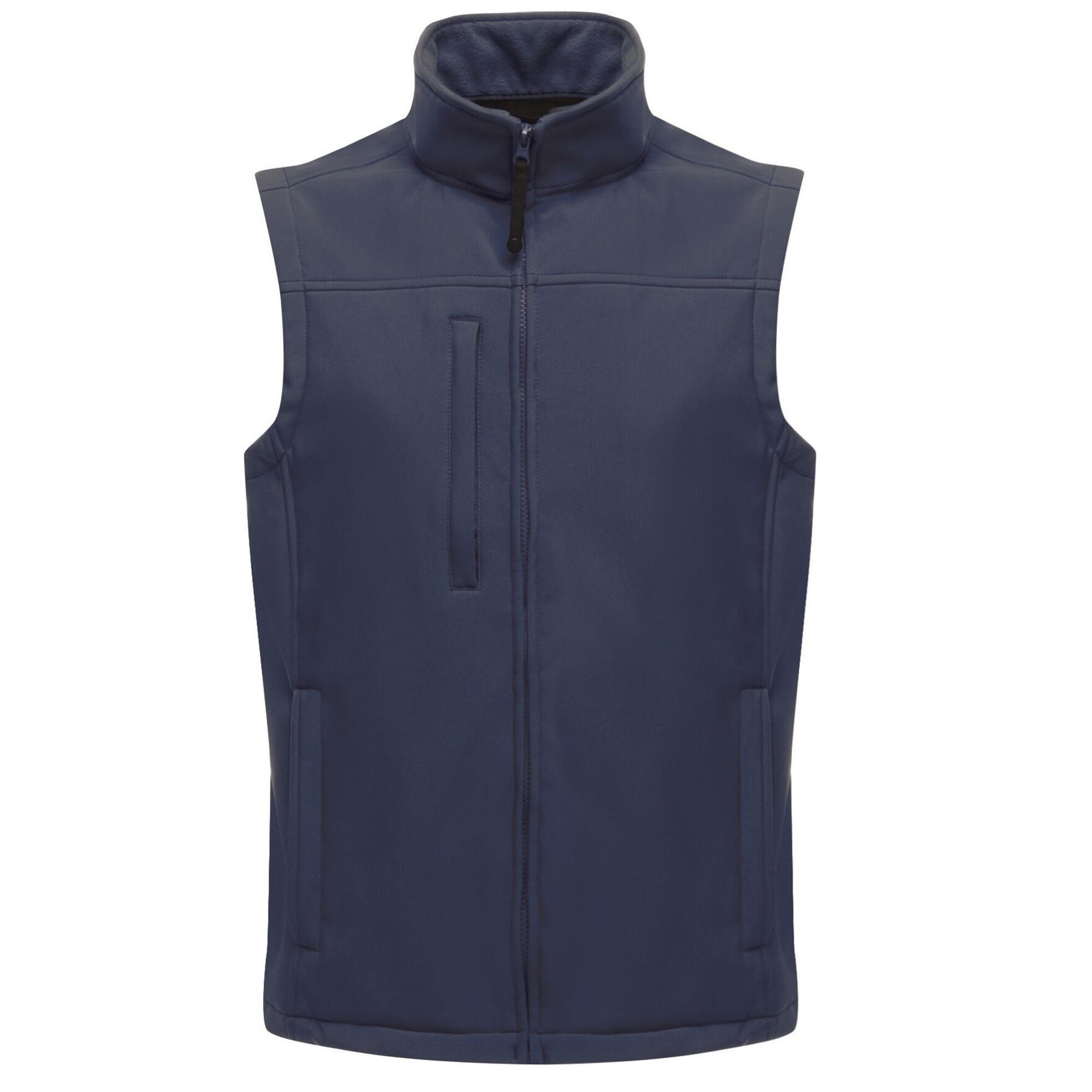 Regatta Mens Flux Softshell Bodywarmer / Sleeveless Jacket (Water Repellent &
