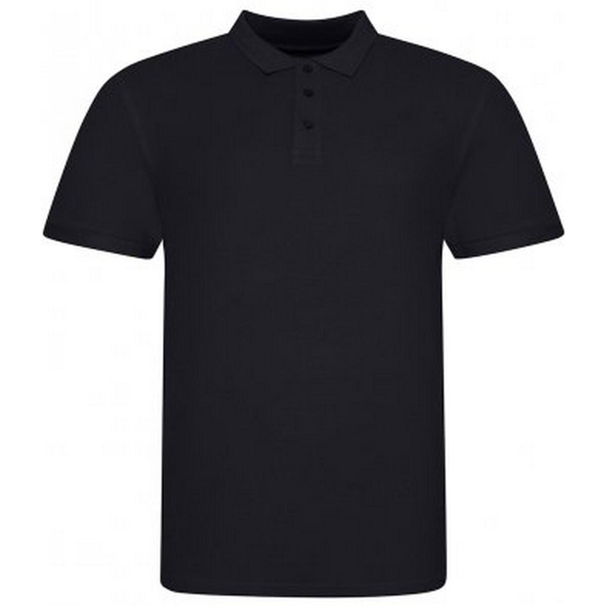 Awdis Mens Piqu Cotton Short-Sleeved Polo Shirt