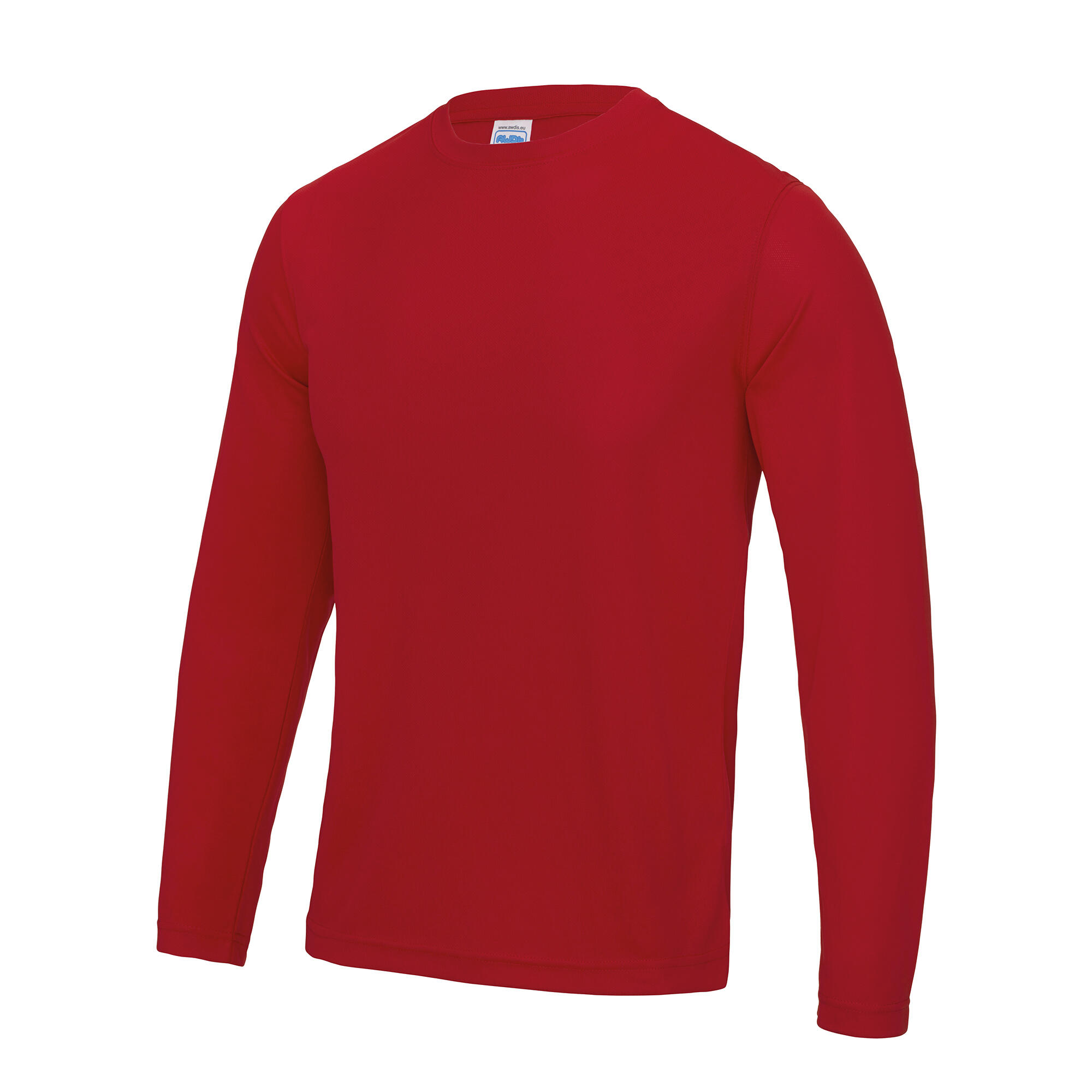 AWDis Just Cool Mens Long Sleeve Cool Sports Performance Plain T-Shirt