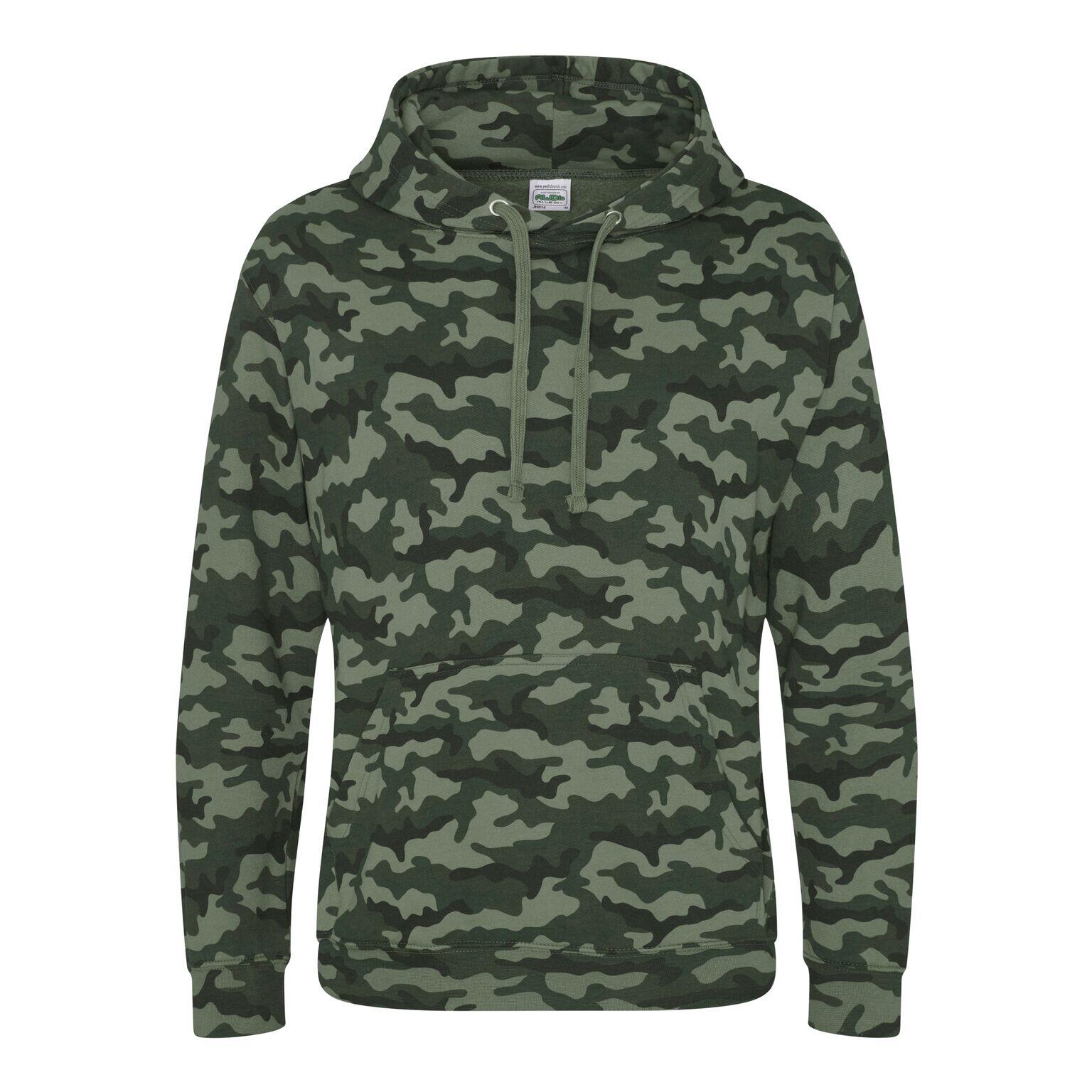 AWDis Mens Camo Hoodie