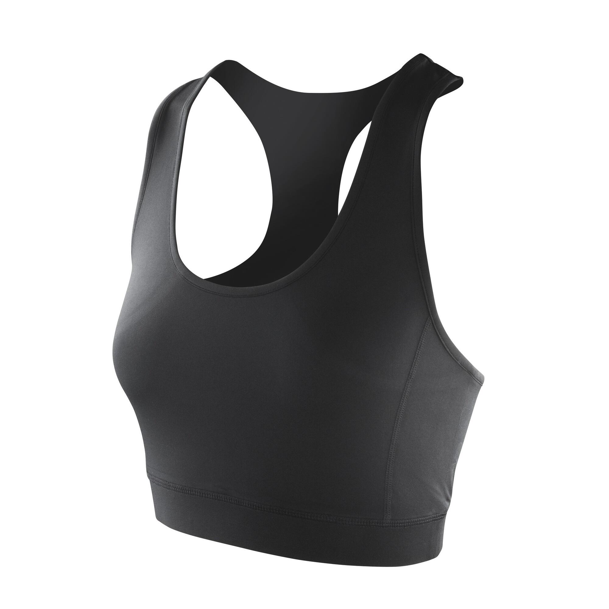 Spiro Womens/Ladies Impact Softex Plain Crop Top