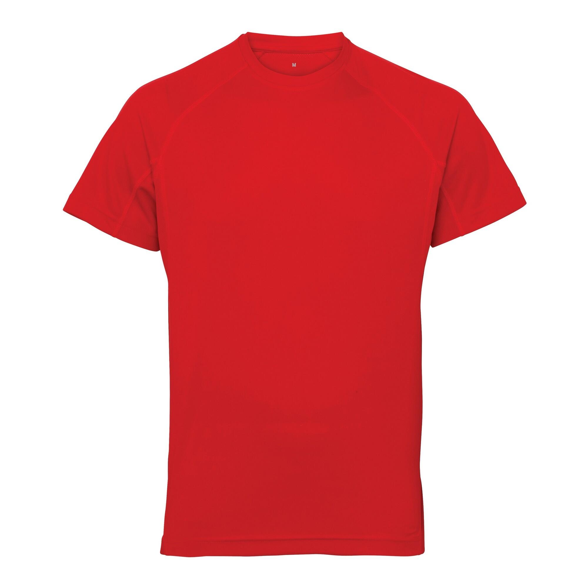 Tri Dri Mens Panelled Short Sleeve T-Shirt