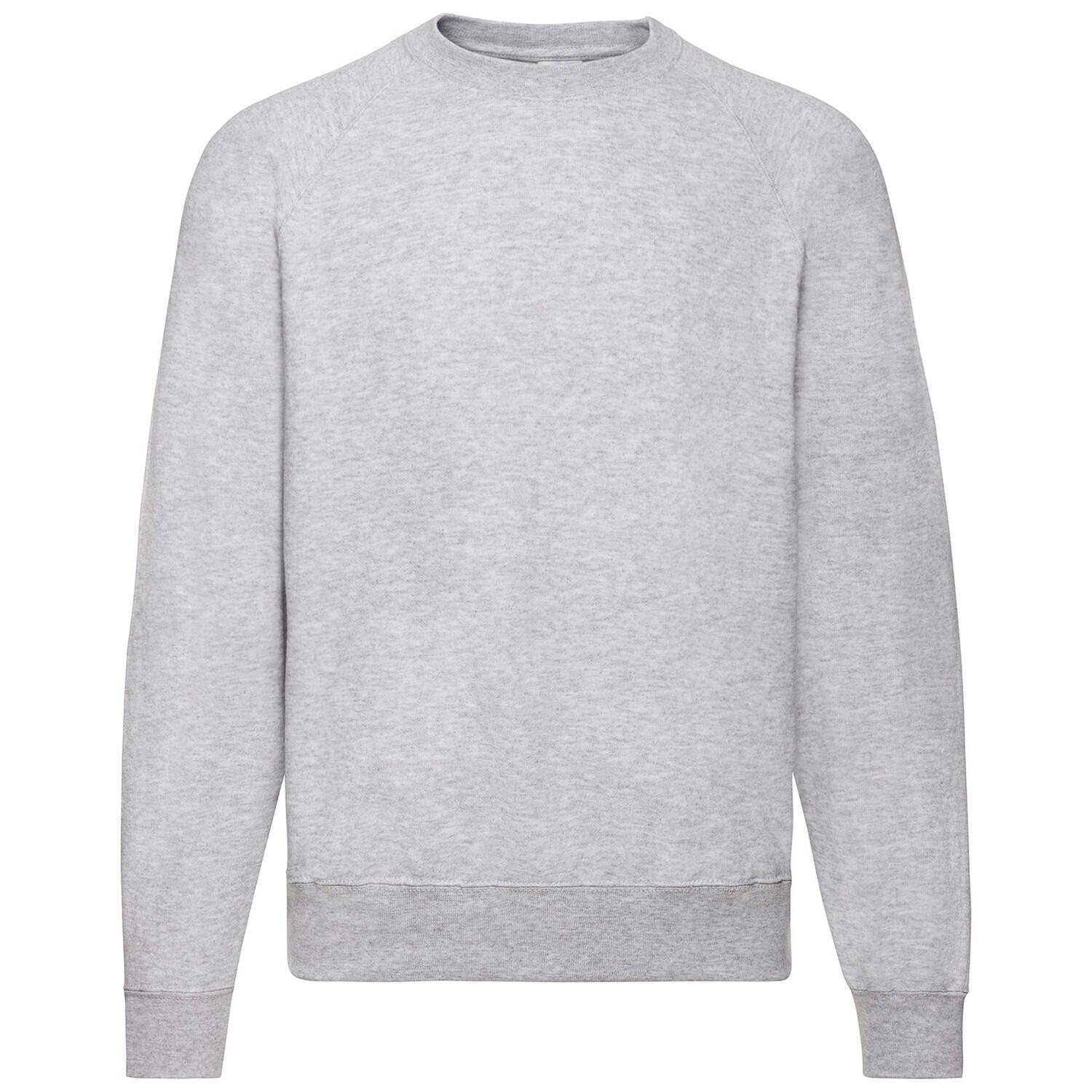 Fruit Of The Loom Mens Classic Heather Raglan Sweatshirt