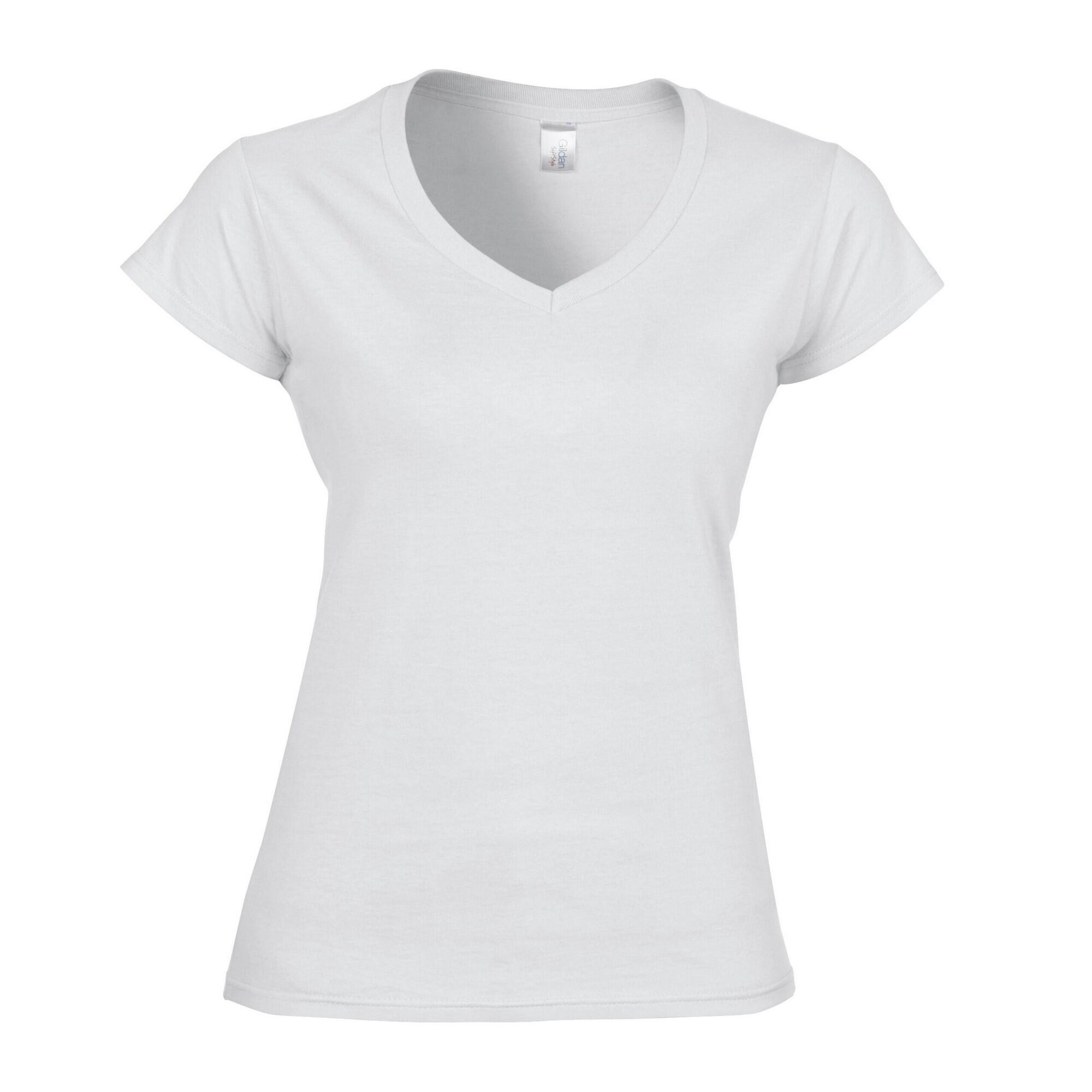 Gildan Womens/Ladies Softstyle V Neck T-Shirt