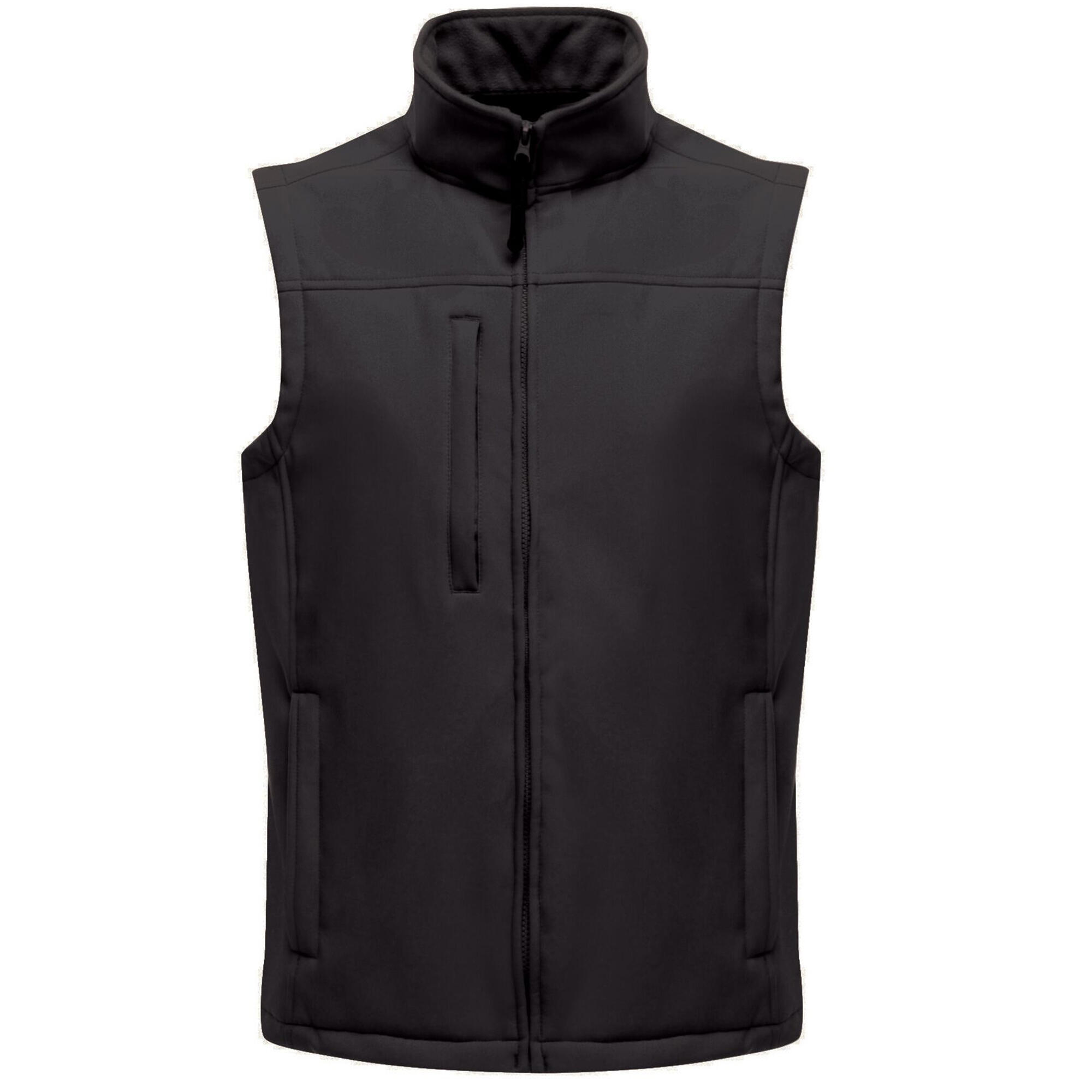 Regatta Mens Flux Softshell Bodywarmer / Sleeveless Jacket (Water Repellent &