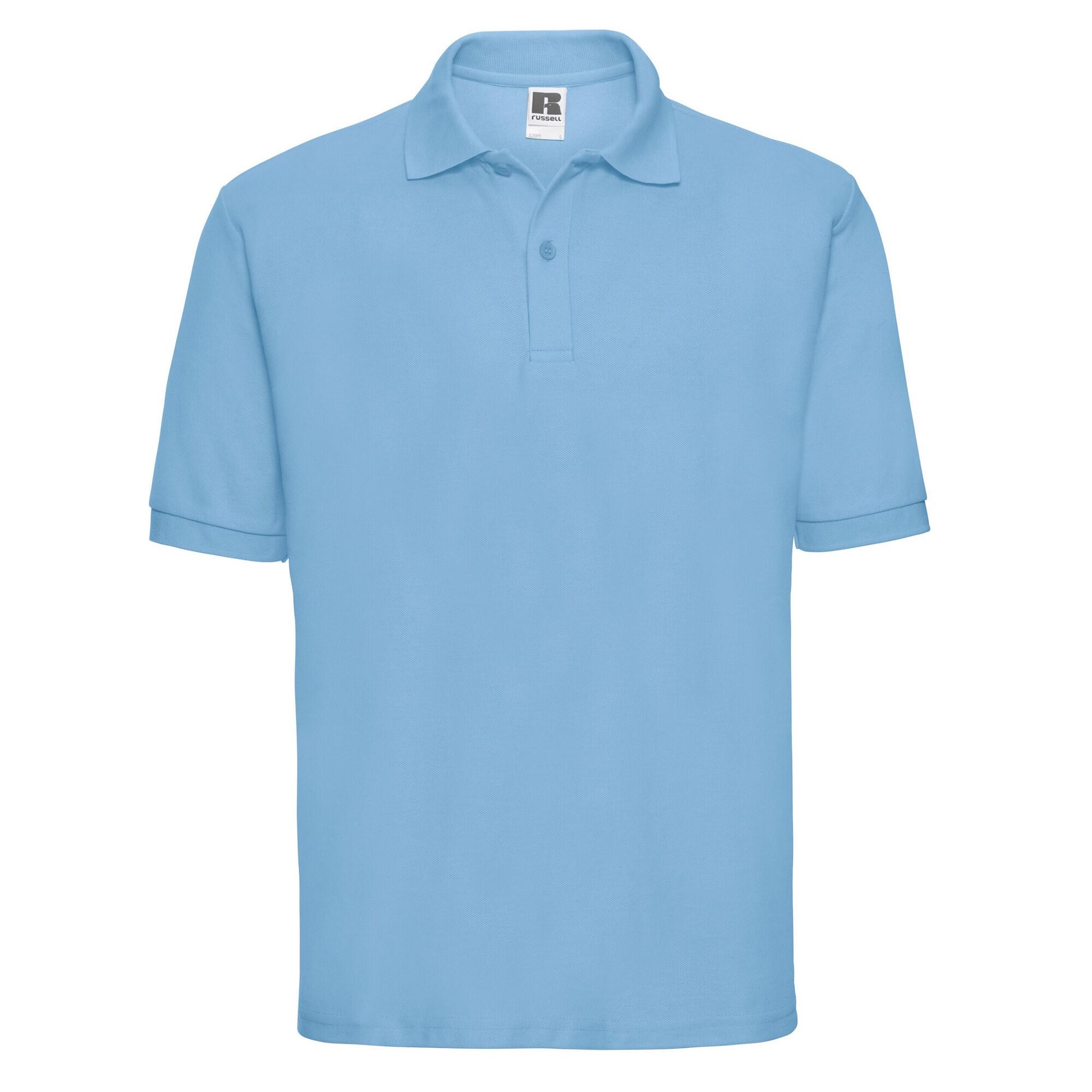 Russell Mens Polycotton Pique Polo Shirt