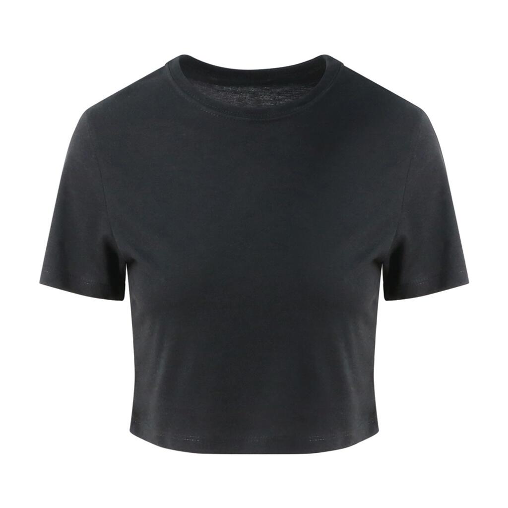 AWDis Just Ts Womens Girlie Tri-Blend Cropped T-Shirt