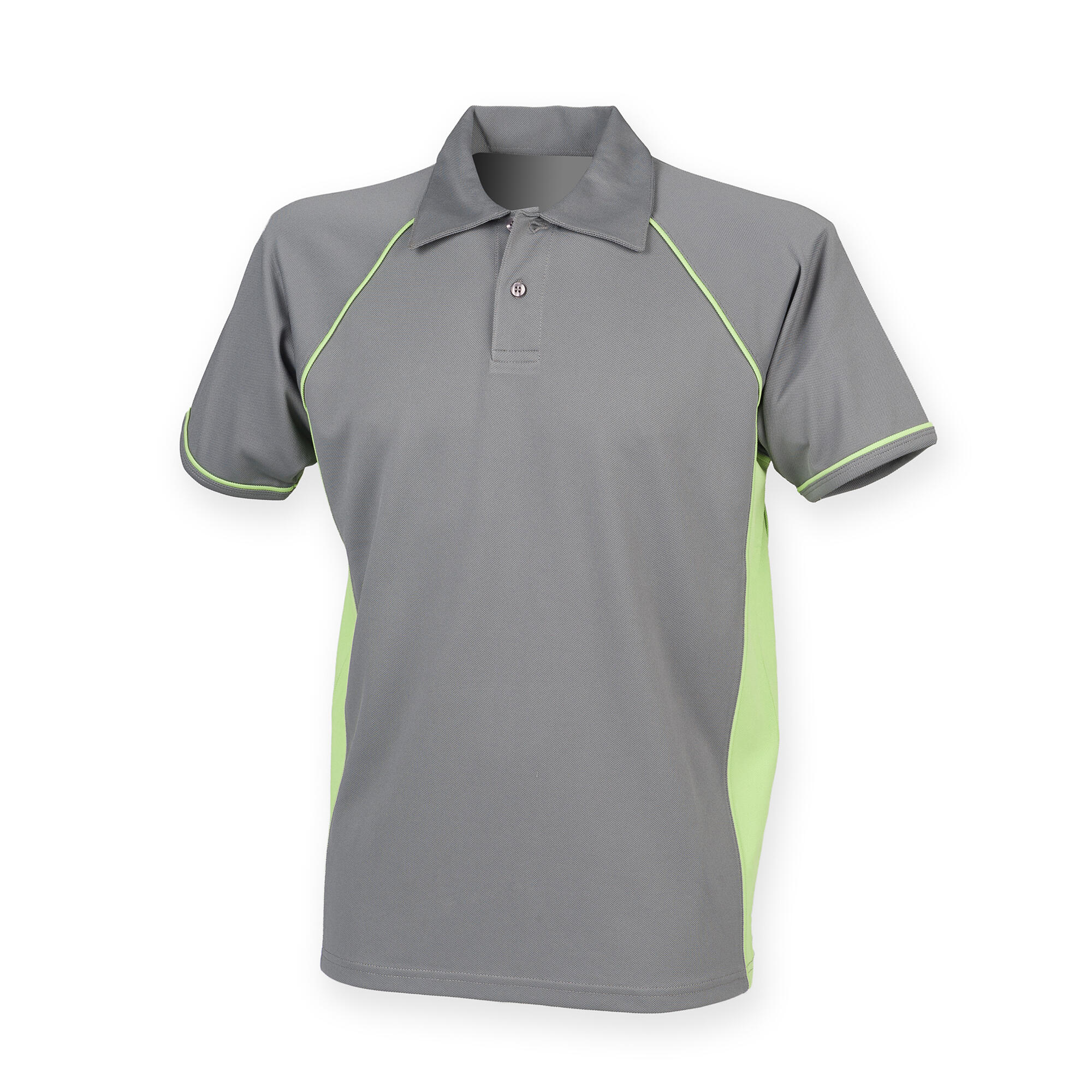 Finden & Hales Mens Piped Performance Sports Polo Shirt