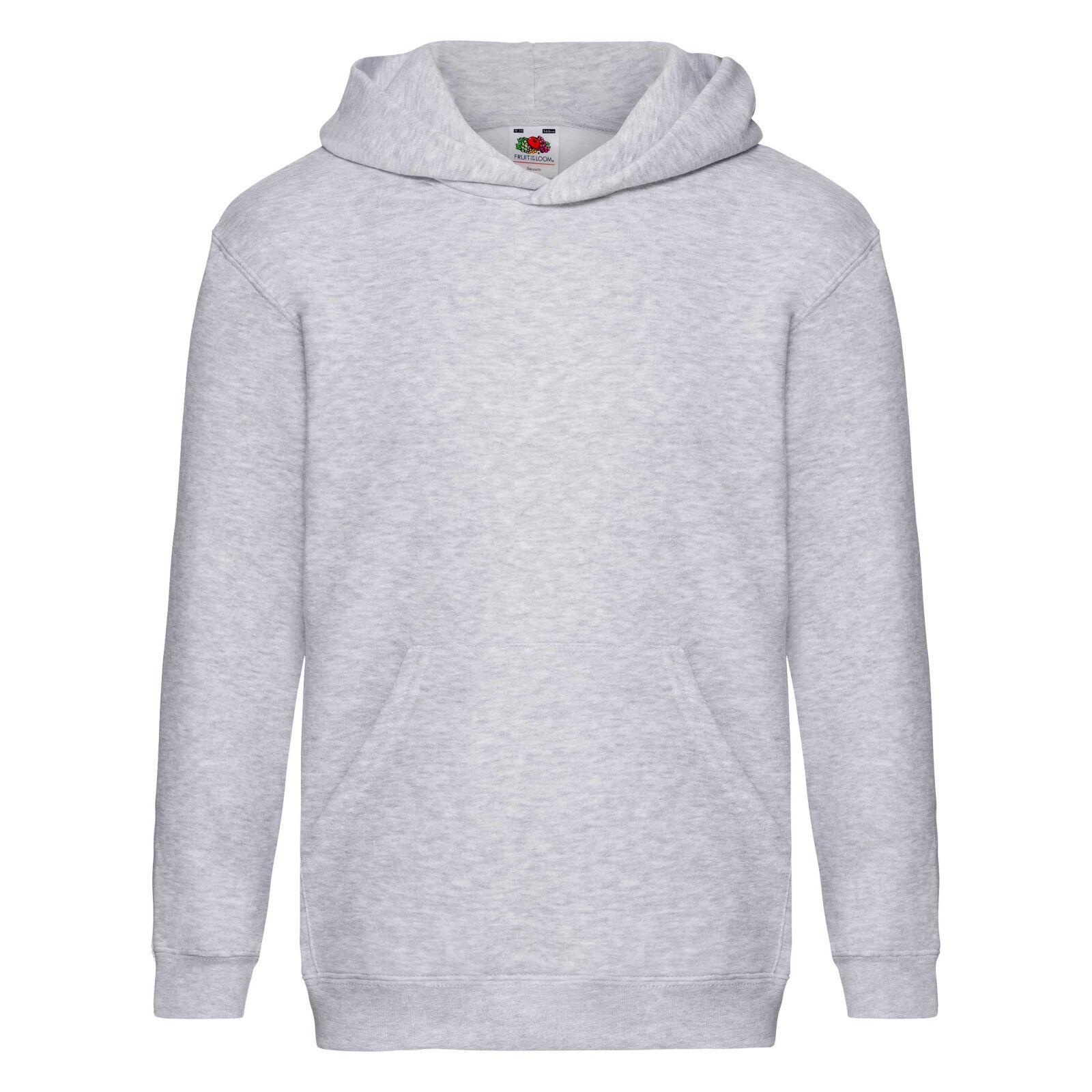 Fruit Of The Loom Kids Unisex Premium 70/30 Hooded Sweatshirt / Hoodie