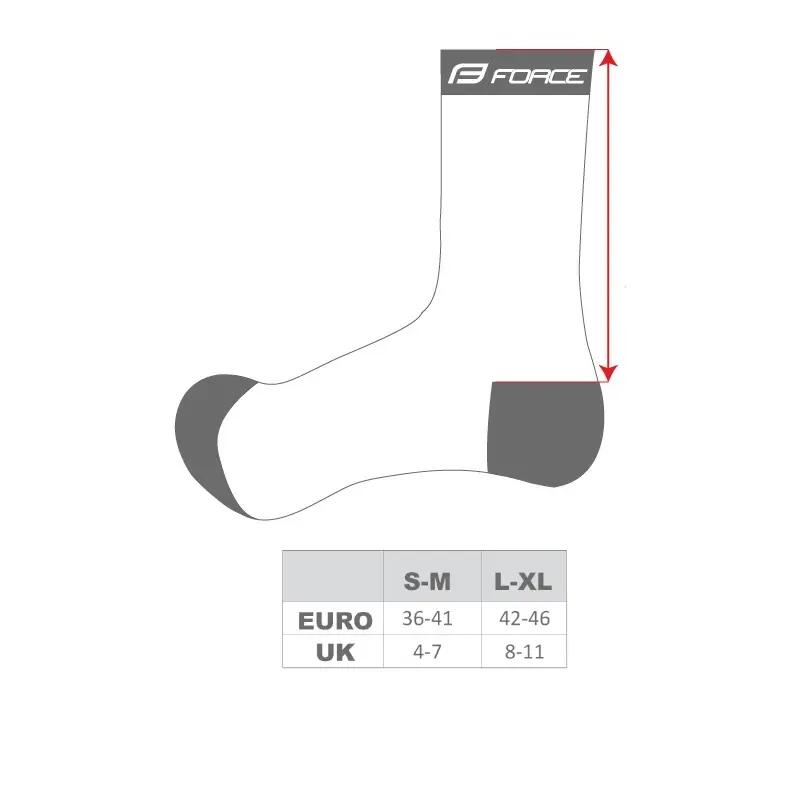 Skarpetki rowerowe unisex Force Mesa 4/4