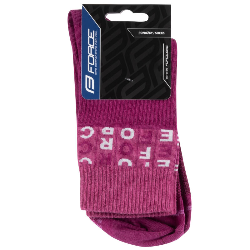 Skarpetki rowerowe unisex Force Mesa