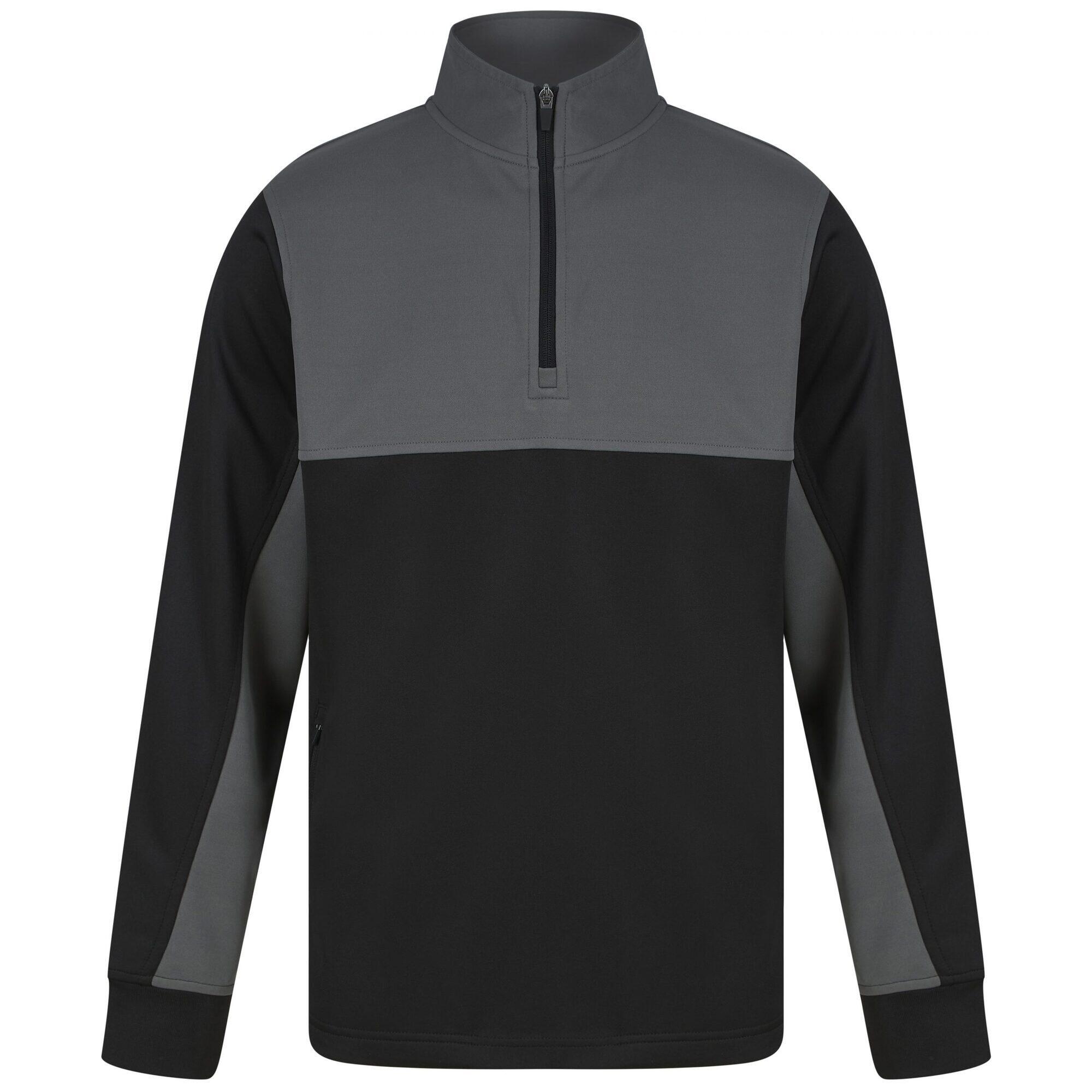 Finden & Hales Mens Quarter Zip Track Top